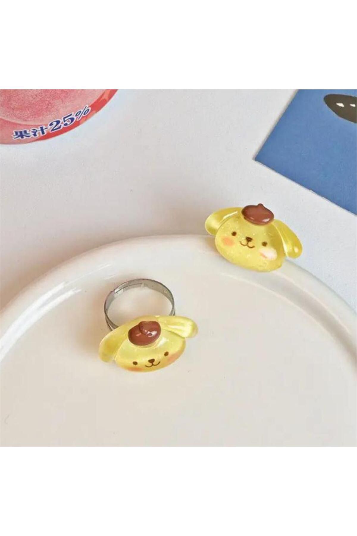 Köstebek-Anime Fantasy Magic Pompompurin Face Ring 2