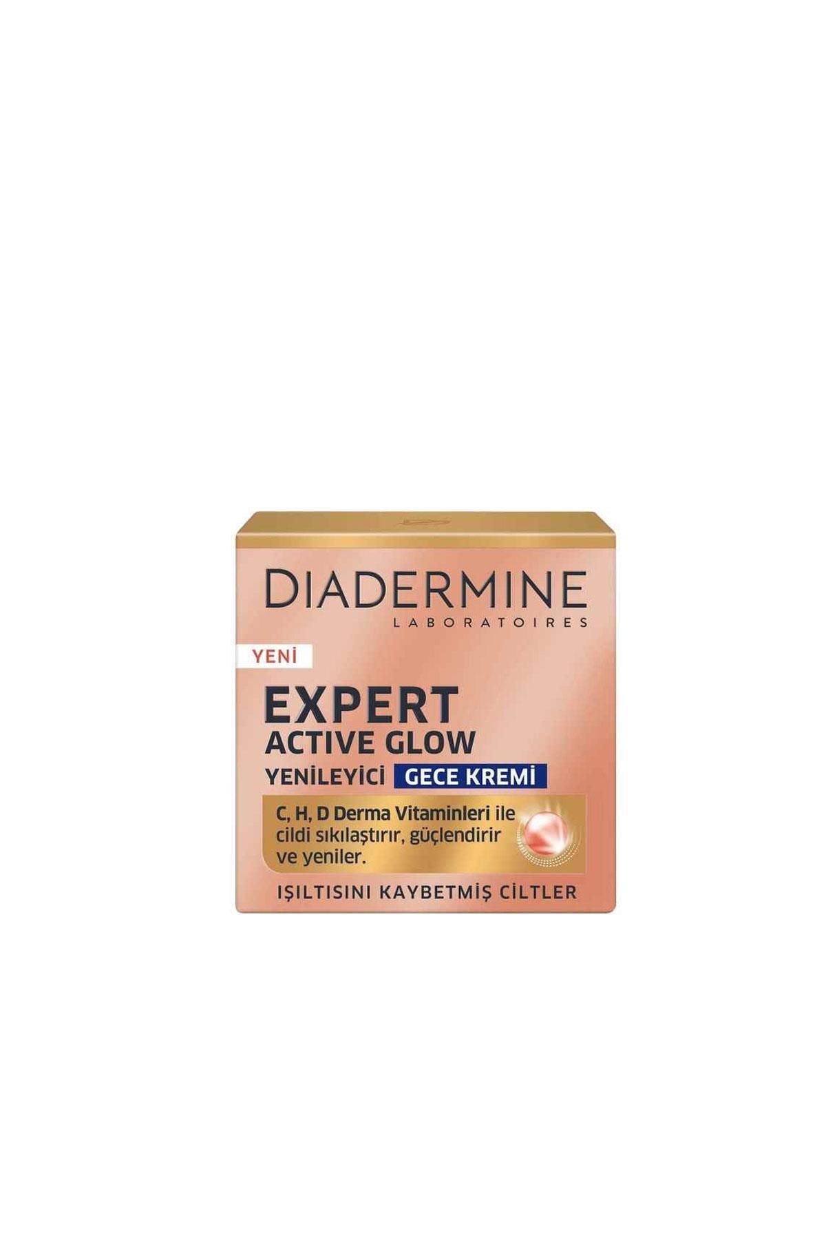 Diadermine Expert Active Glow Yenileyici Gece Kremi 50 ml