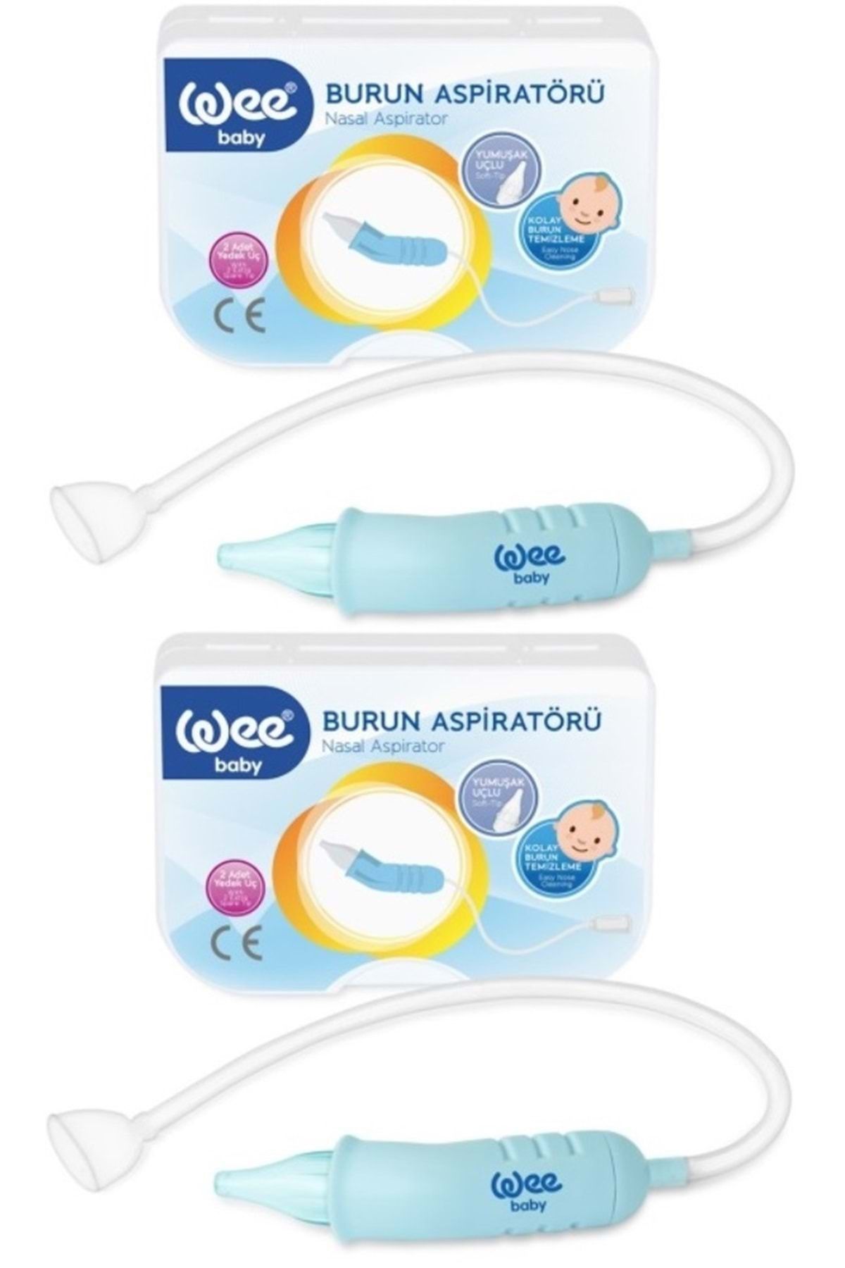 Wee Baby Burun Aspiratörü Nasal (Yeni Saklama Kabı Kutulu) (2 Li Set)