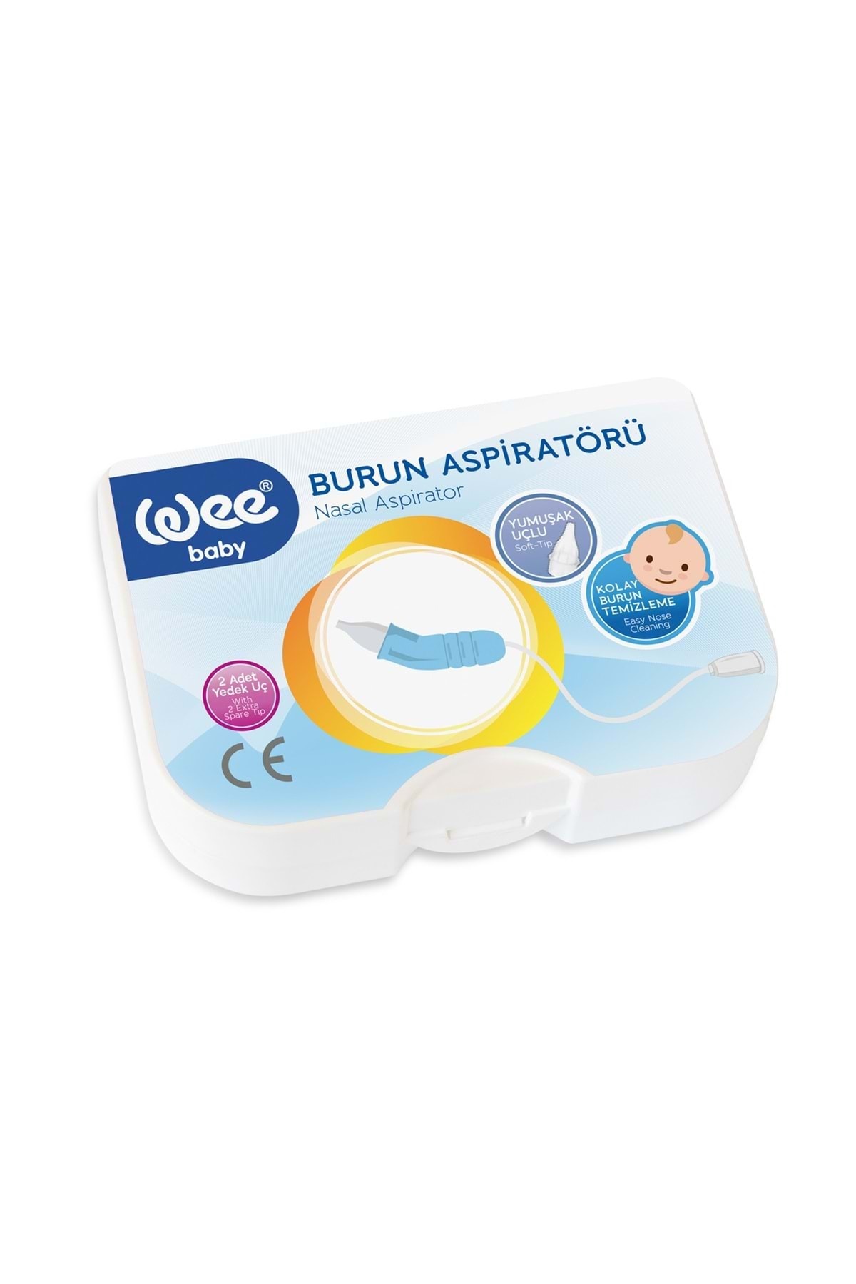 Wee Baby Burun Aspiratörü Nasal (Yeni Saklama Kabı Kutulu) (4 Lü Set) (WEE162) fotoğrafı 3 (önizleme)