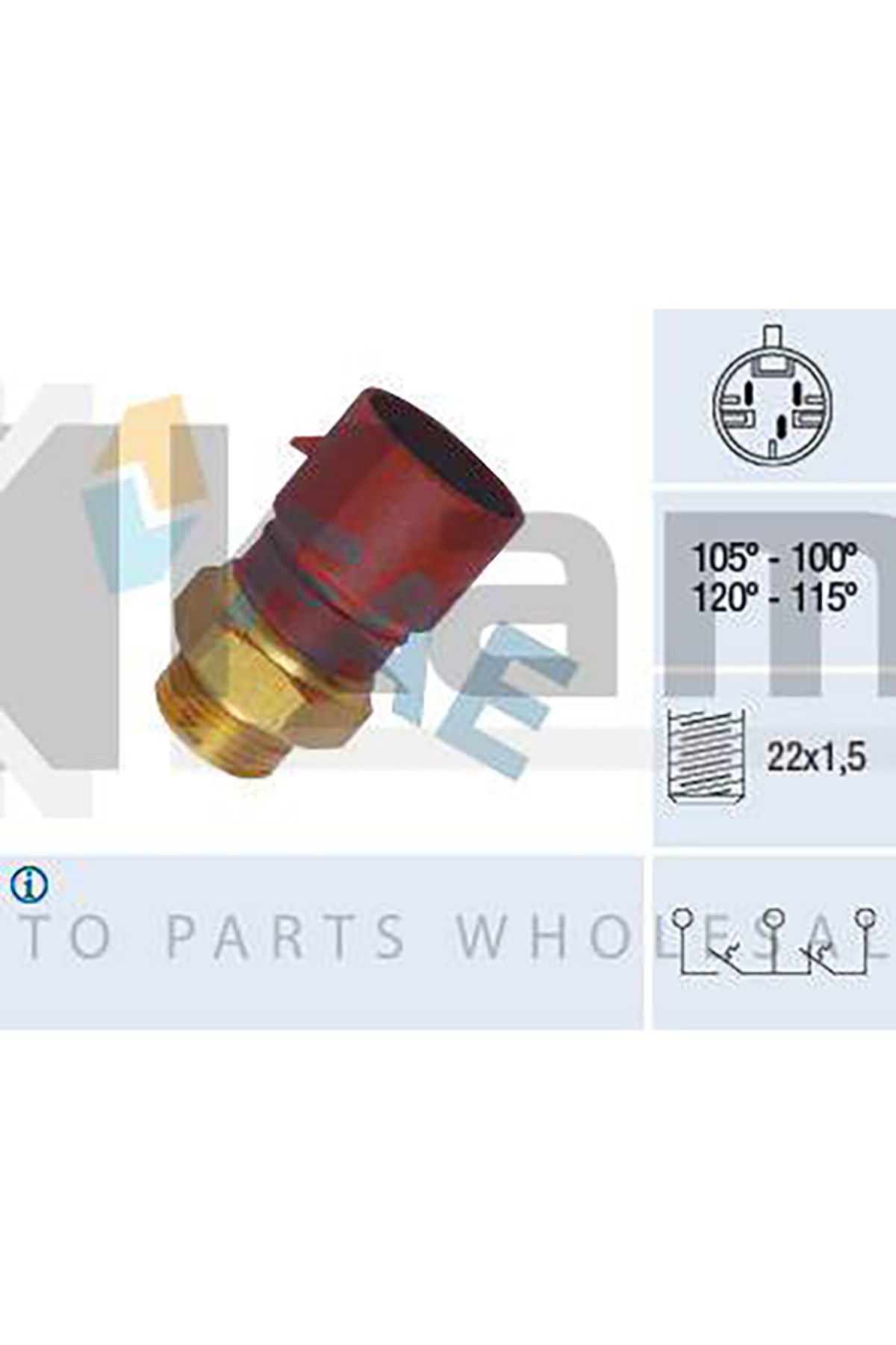 FAE 1846325 FAN MÜŞÜRÜ OPEL VECTRA-A / ASTRA-F