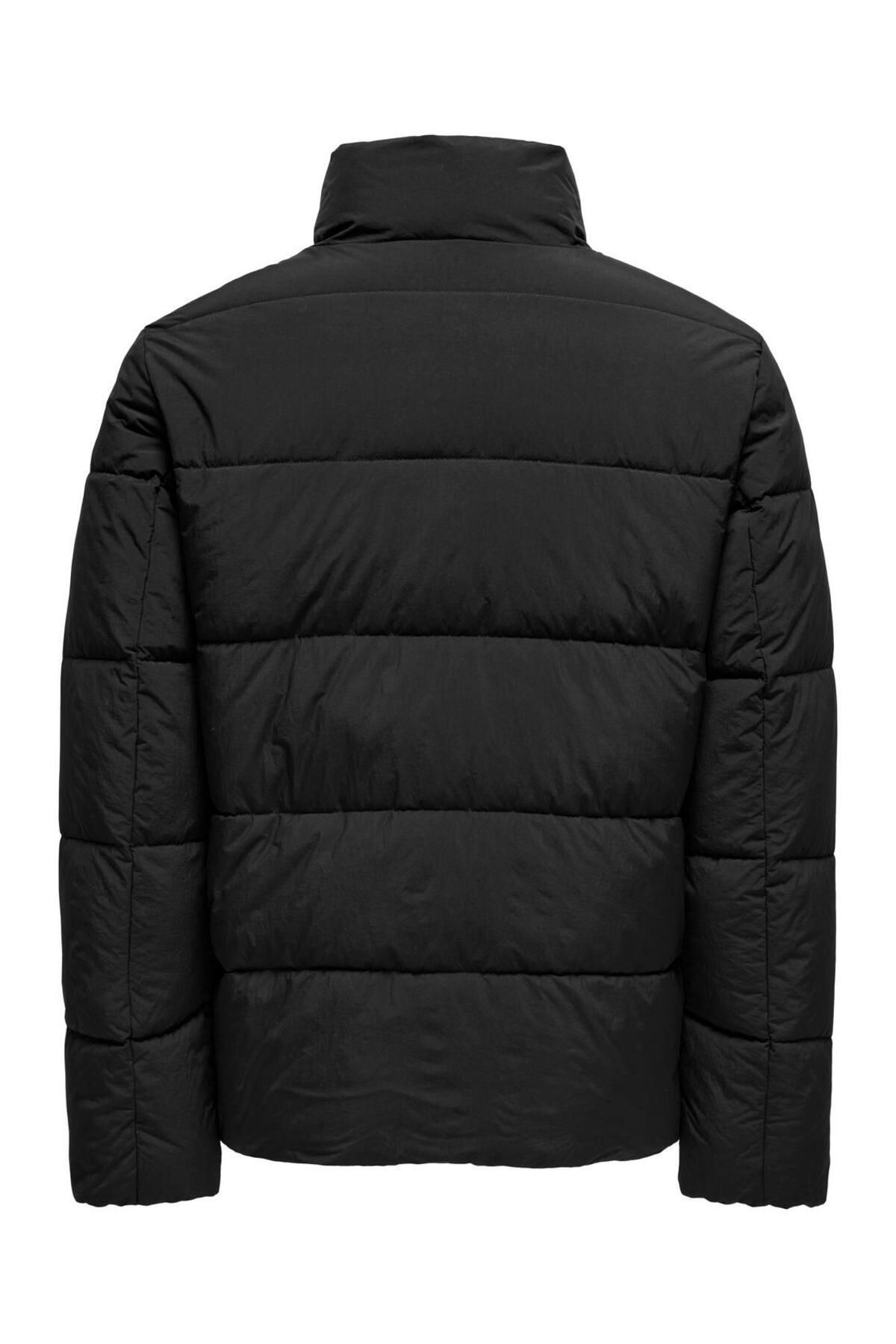 کاپشن مردانه Onsglobal Puffer Otw 22032753 مشکی Only & Sons