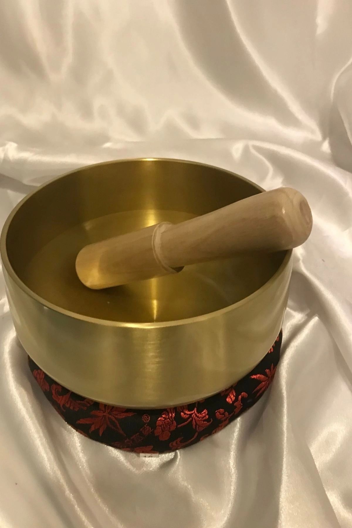 RaHan Tibet Çanağı Pirinç Çanı Kasesi Meditasyon Çanı Yoga Çanı Tibet Singing Bowl 16 cm