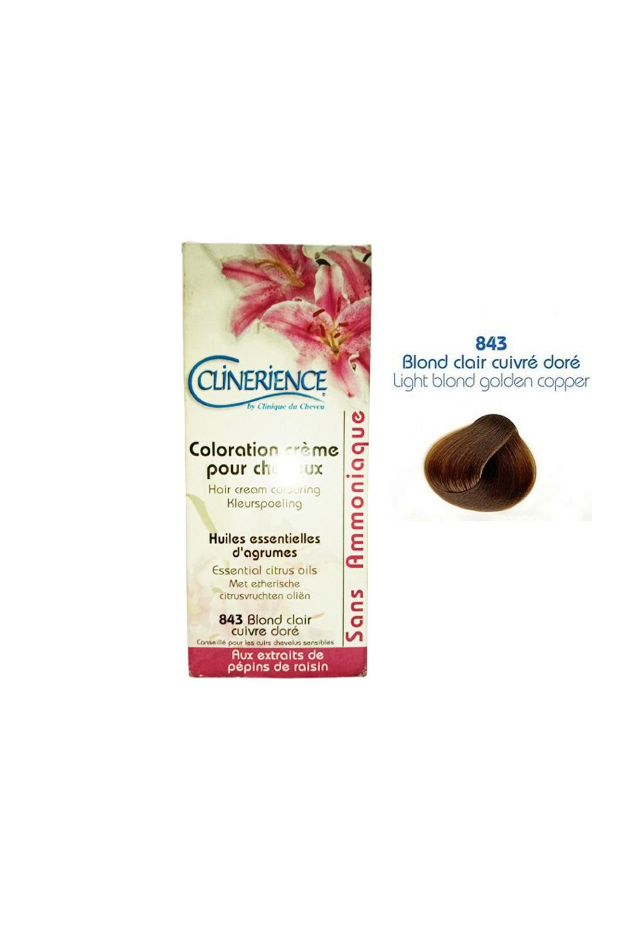 Clinerience Doğal Saç Boyası 843 - Açık Sarı Altın Bakır