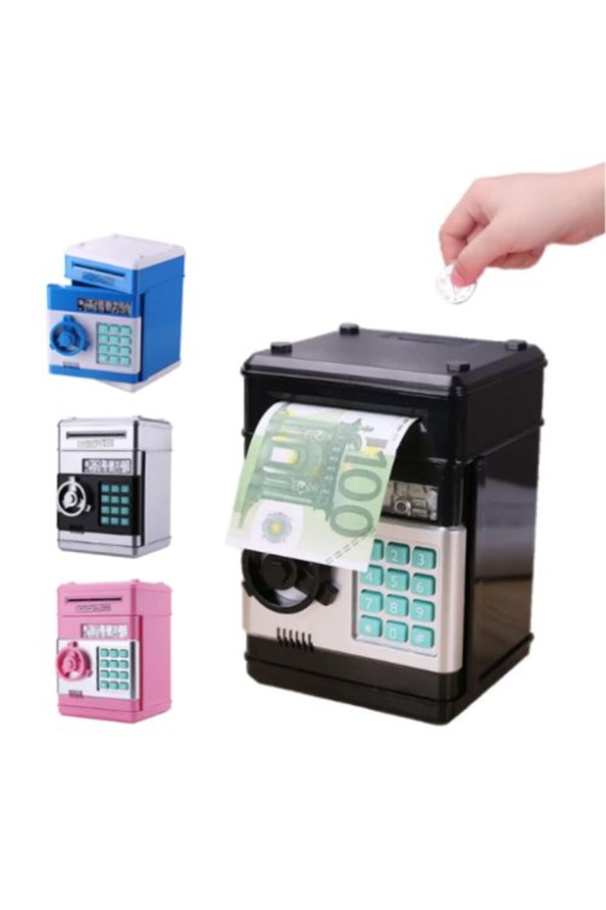 Mu Art Ahşap Şifreli Atm Kumbara