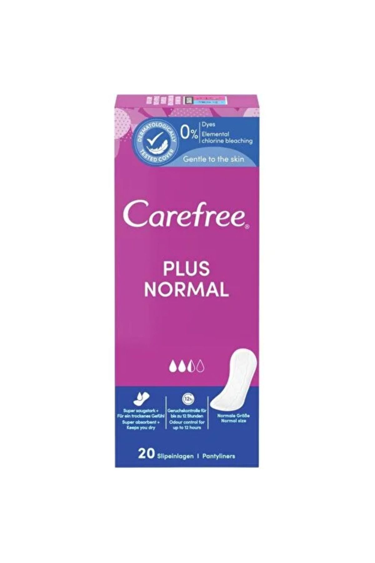 Carefree Plus Normal 20 Li Günlük Ped