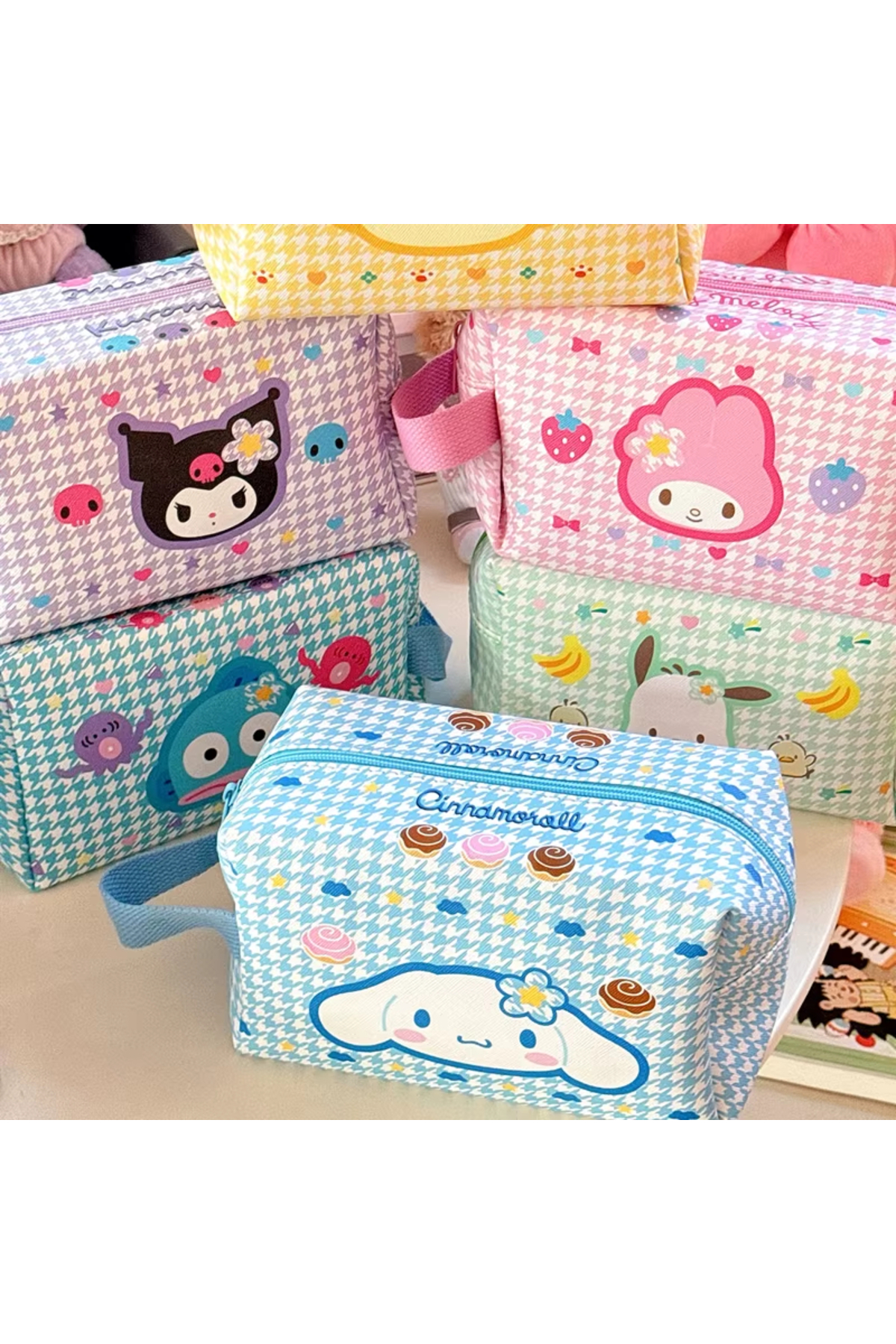 BSB GLOBAL Hello Kitty Y2k Sanrio Makyaj Çantası Seyahat El Çantası Kalemlik Doğum Günü Hediyesi fotoğrafı 5 (önizleme)