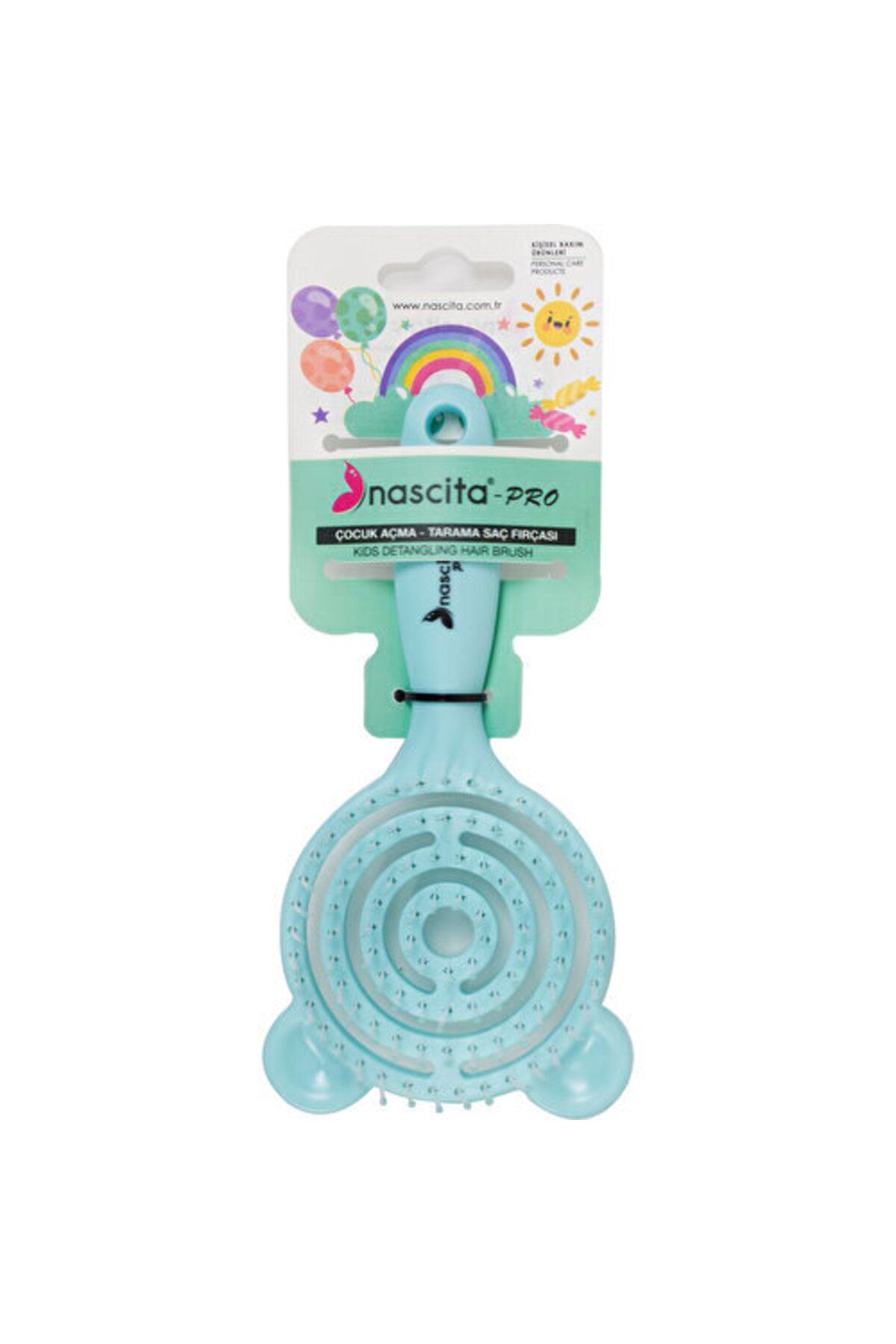 nascita-Turquoise Pro Children's Three-Dimensional Hair Brush -39 2