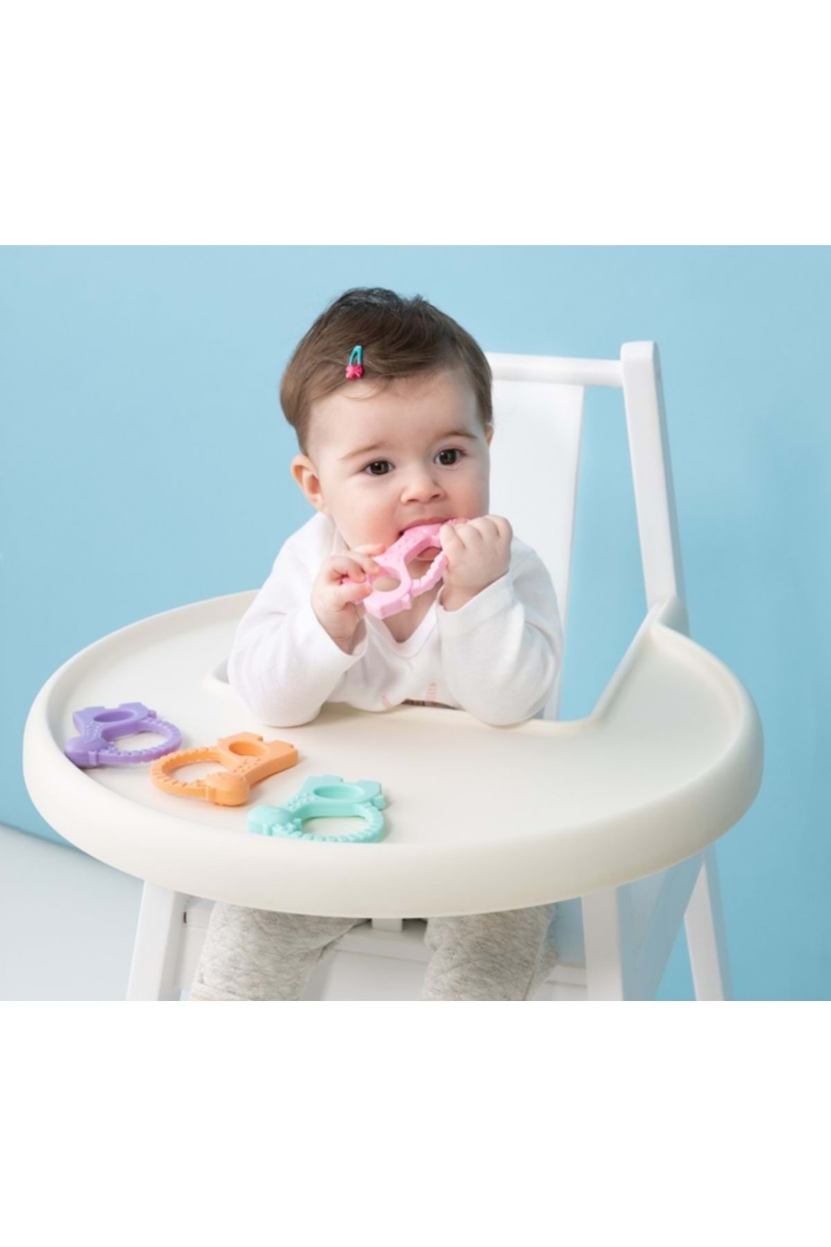 Wee Baby Prime Silikon Diş Kaşıyıcı (Kod:928) - Pembe fotoğrafı 4 (önizleme)