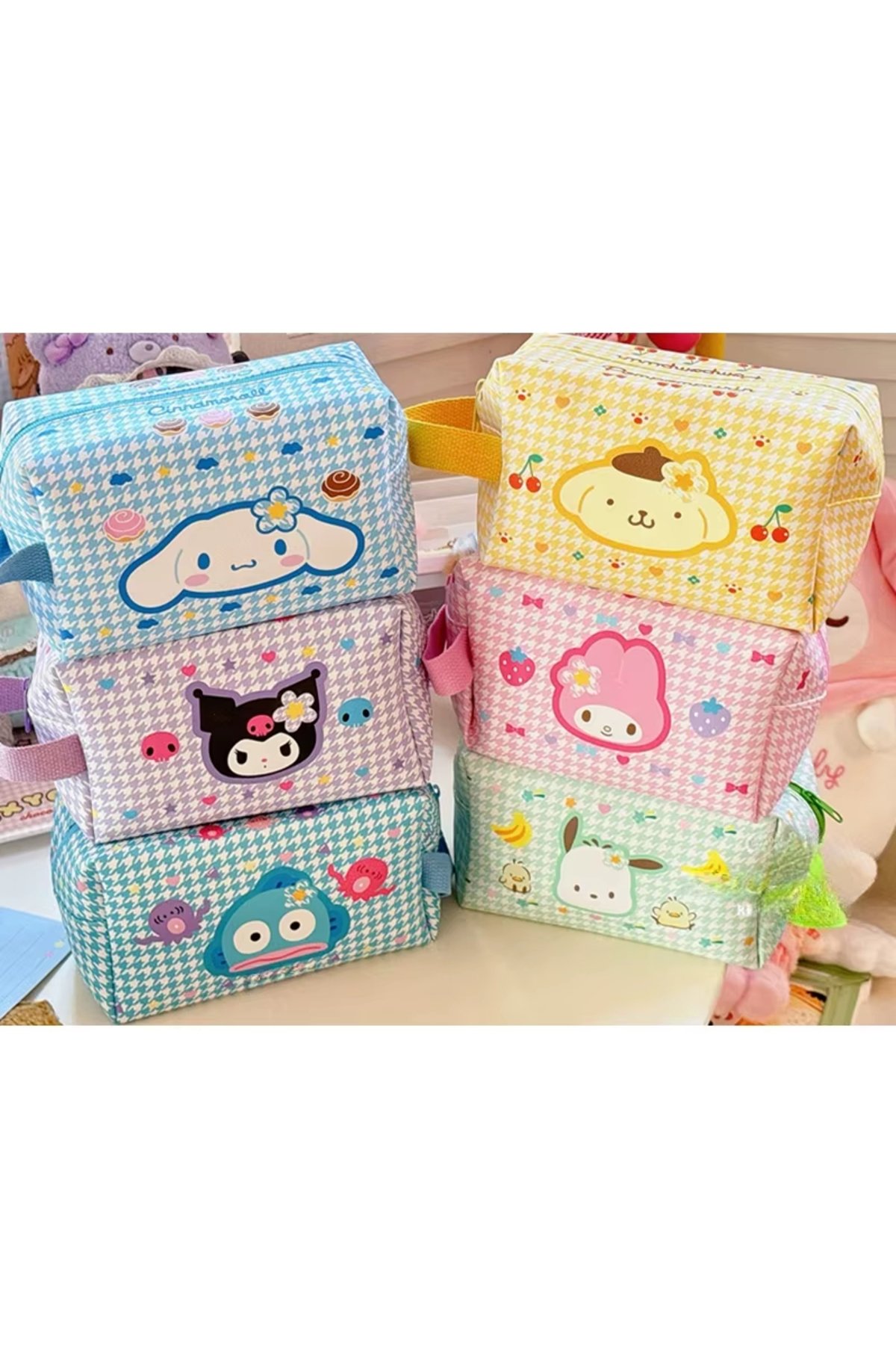 BSB GLOBAL Hello Kitty Y2k Sanrio Makyaj Çantası Seyahat El Çantası Kalemlik Doğum Günü Hediyesi fotoğrafı 6 (önizleme)