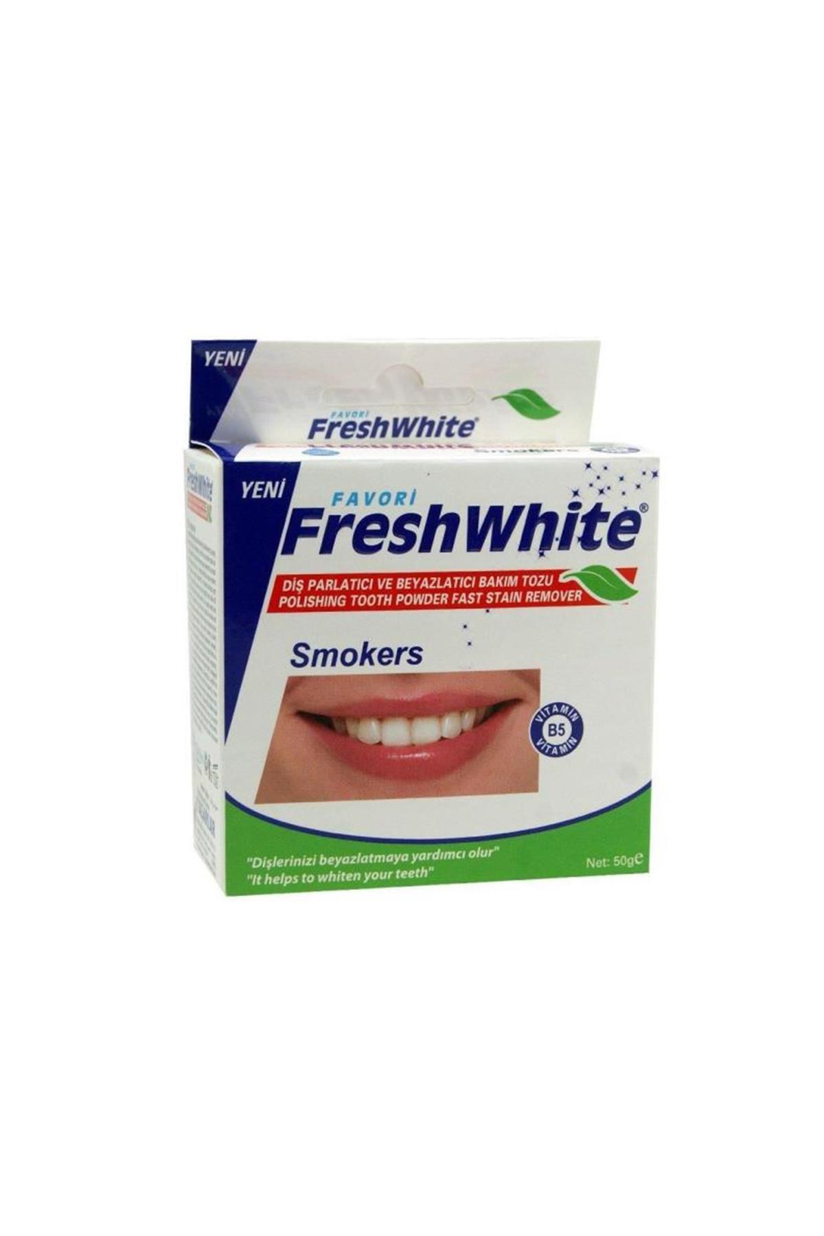 Fresh White Diş Tozu Smokers 50 Gr.