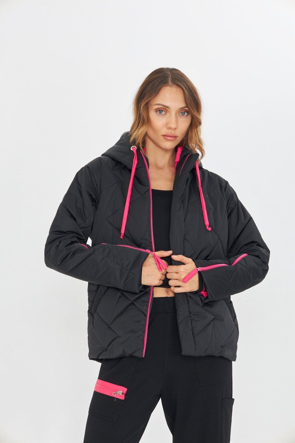 LAMANTE-Puffer Black Coat 2