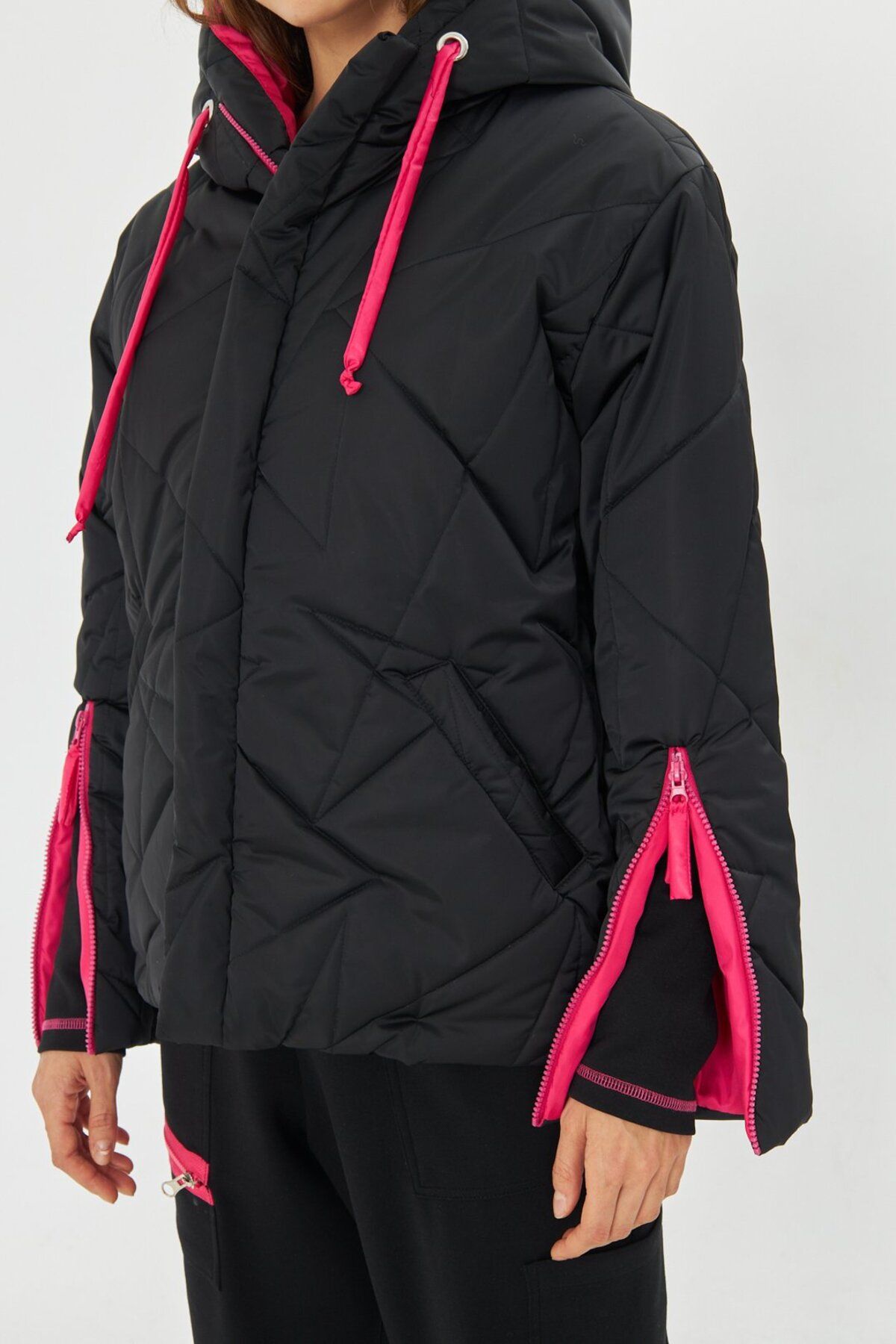 LAMANTE-Puffer Black Coat 6