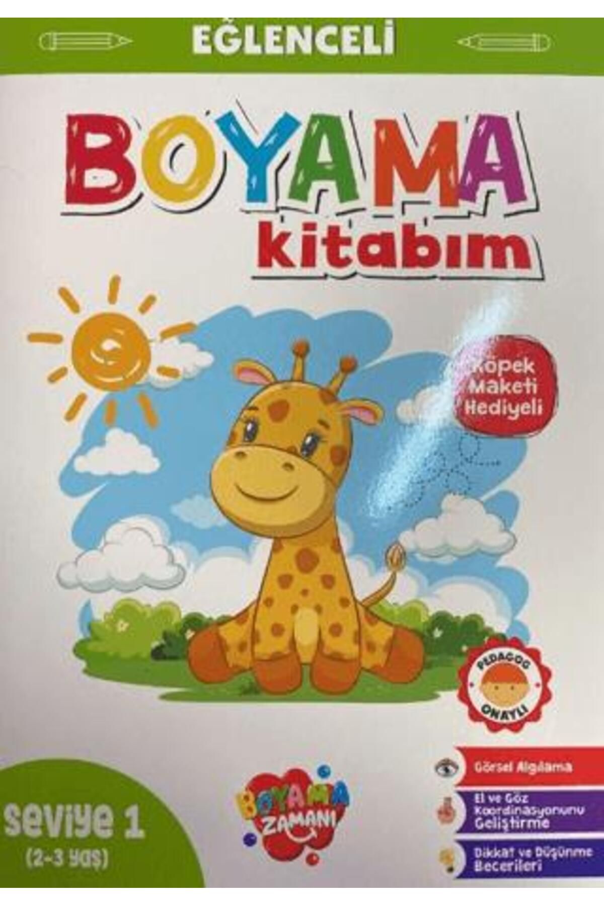 BOYAMA ZAMANI Eğlenceli Boyama Kitabım - Yeşil Kitap Seviye 1 2-3 Yaş