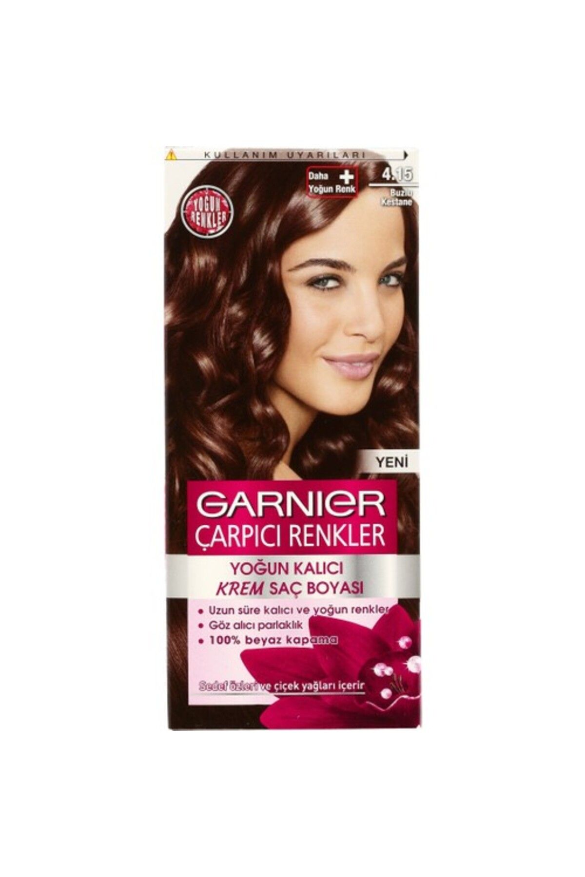 رنگ مو مردانه و زنانه رنگهای قابل توجه 4 15 شاه بلوط یخ 3600542384339 Garnier