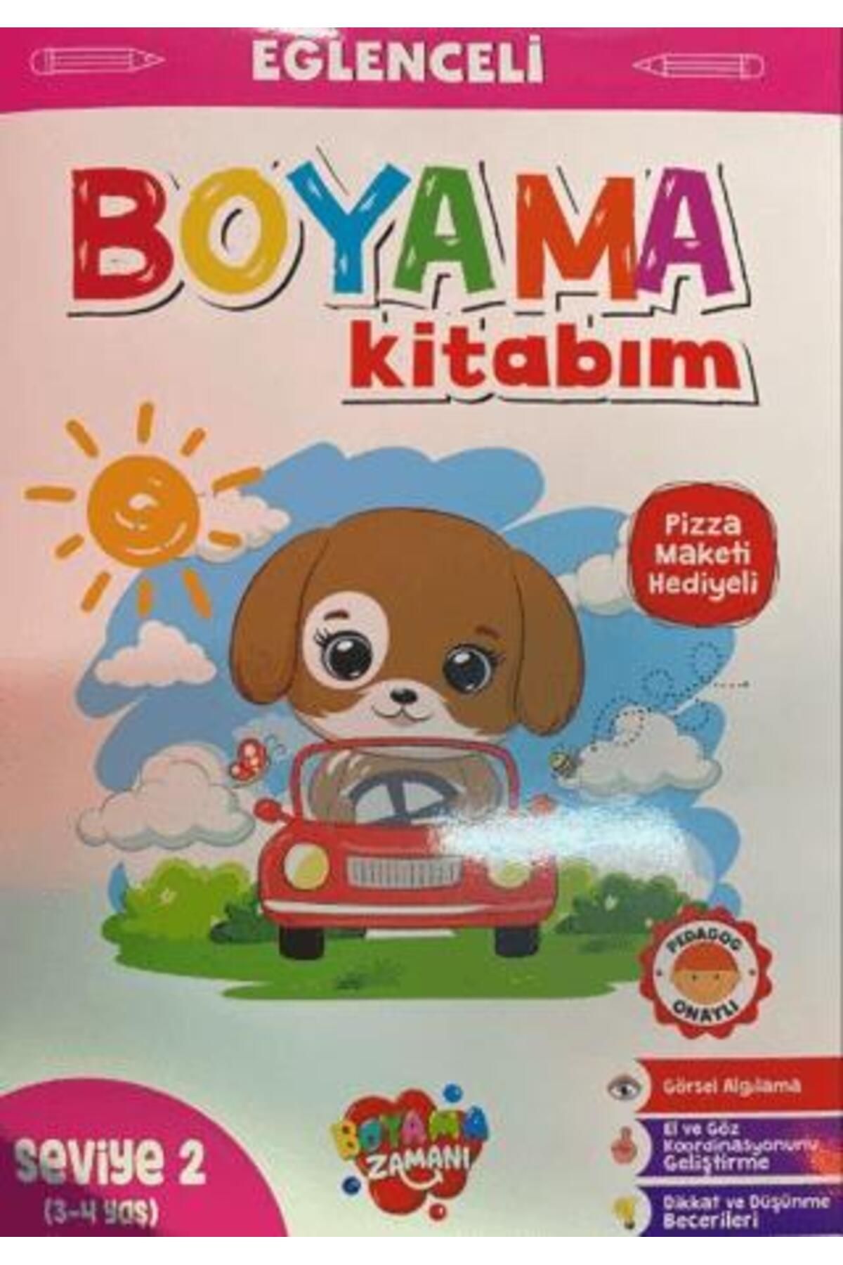 BOYAMA ZAMANI Eğlenceli Boyama Kitabım - Yeşil Kitap Seviye 1 2-3 Yaş