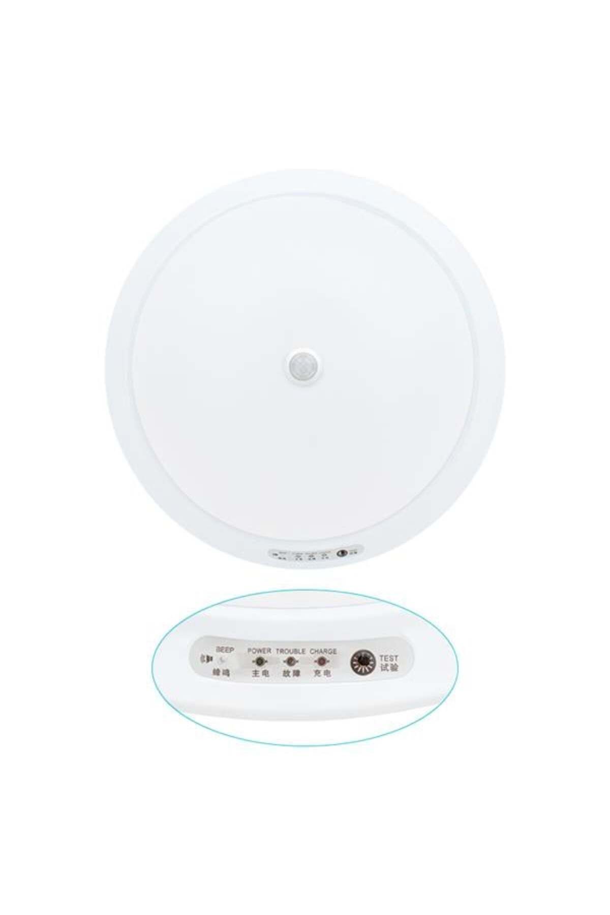 Mulvix Mullxmd  Xdn01  Pm-7672 95Mm Beyaz 24 Ledli Sensörlü Şarjli Tavan Lambasi (Muul)