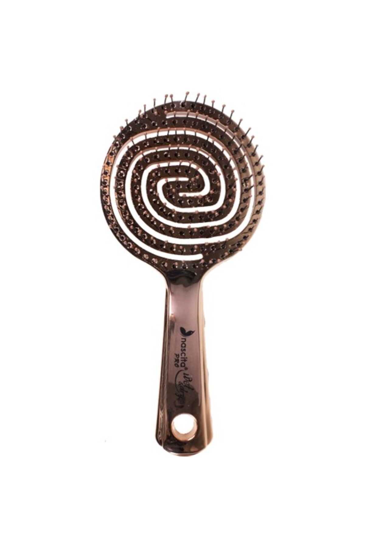 nascita-3D Flexi Control Open-Crawl Hair Brush Chrome -35 1
