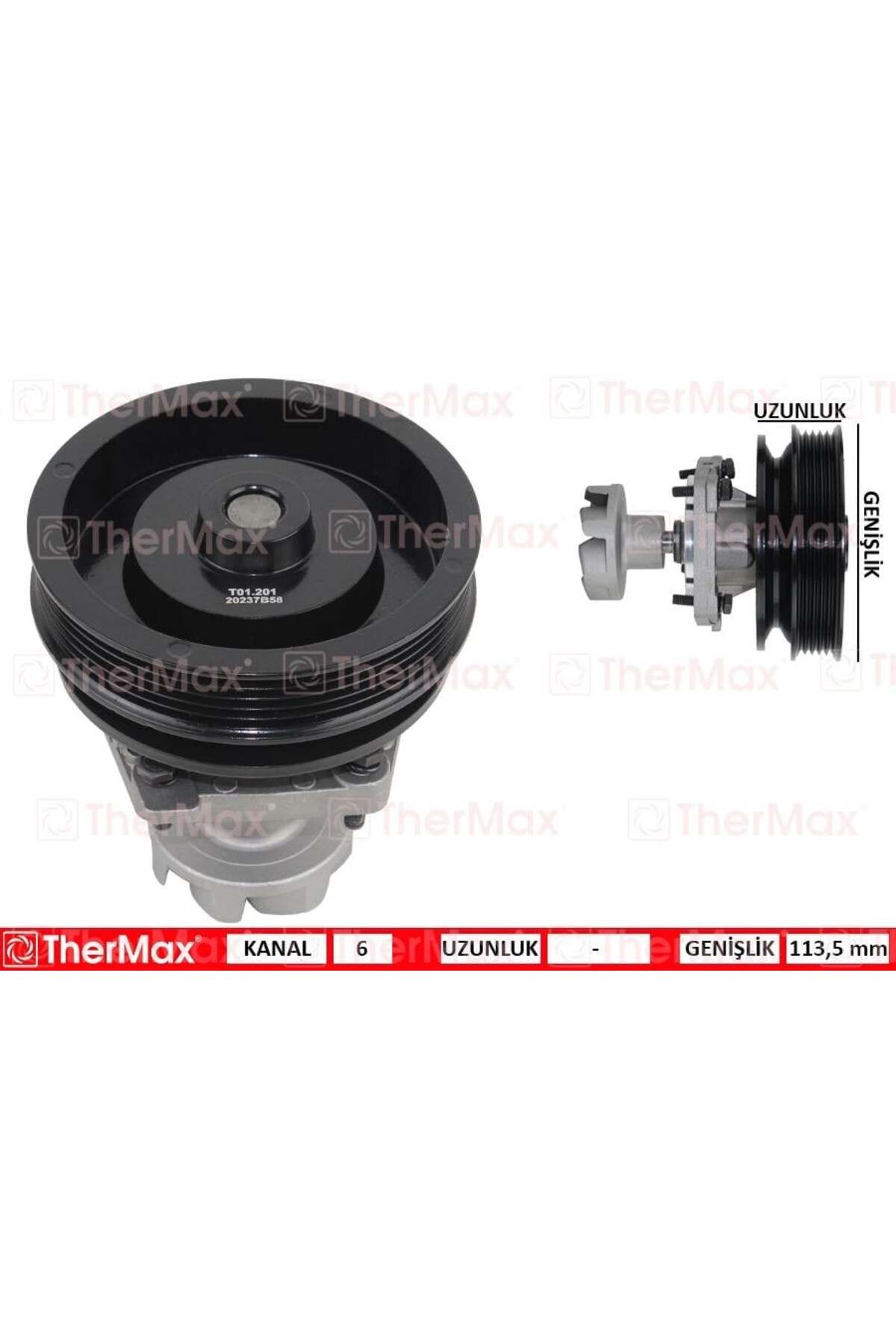 THERMAX DEVİRDAİM TİPO 160 1.4-1.6ie-TMPR 2000 KLİMALI-LANCIA 1.6ie PA599 T