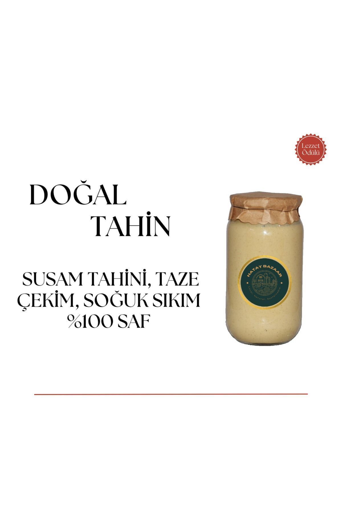 HatayBazaar KOPYA - Hatay Yöresel Tahin (El Çekimi) - 500 gr.