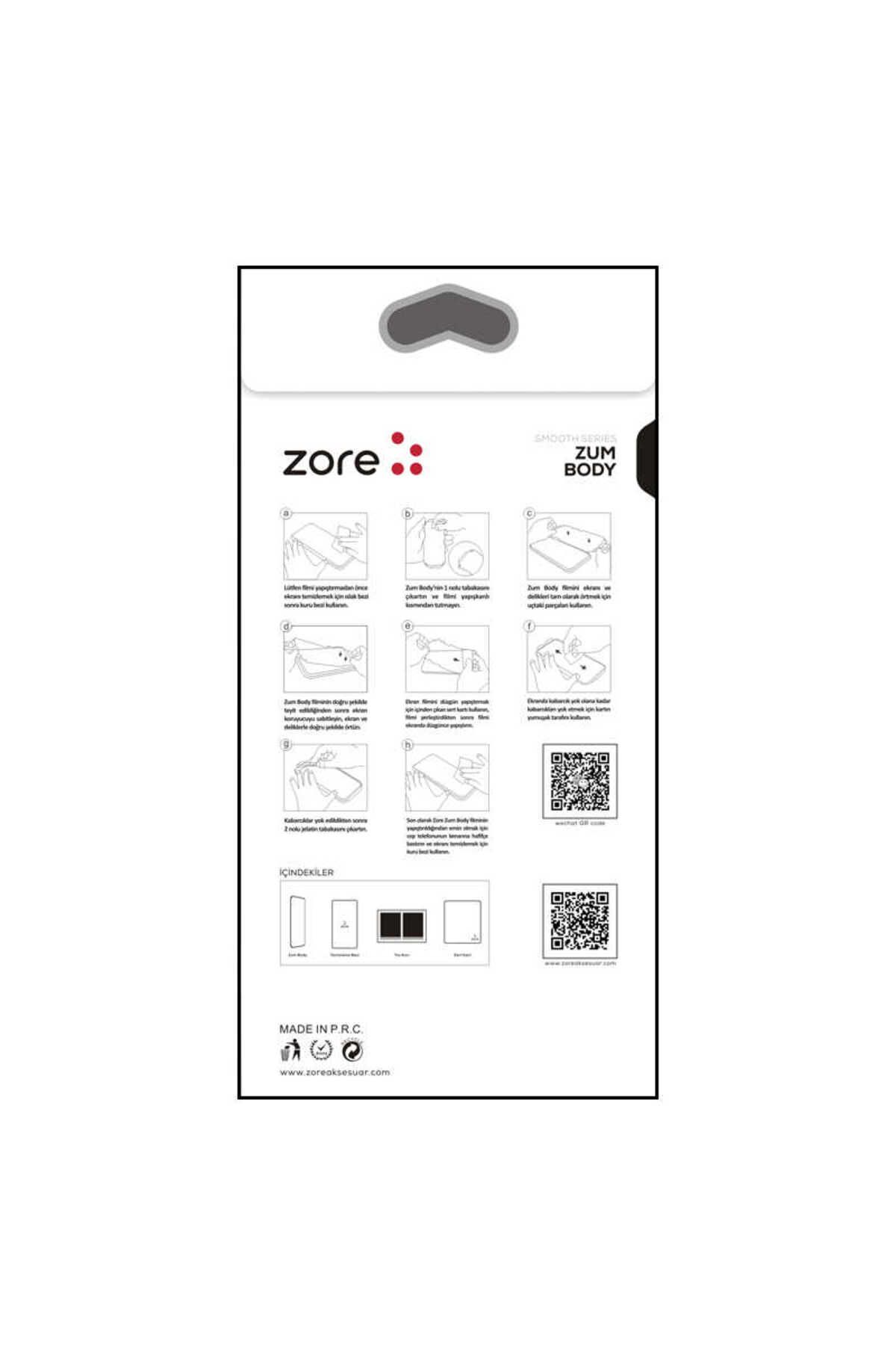 HTstore-واقي خلفي للجسم متوافق مع iPhone 12 Zore Matte Zoom 2