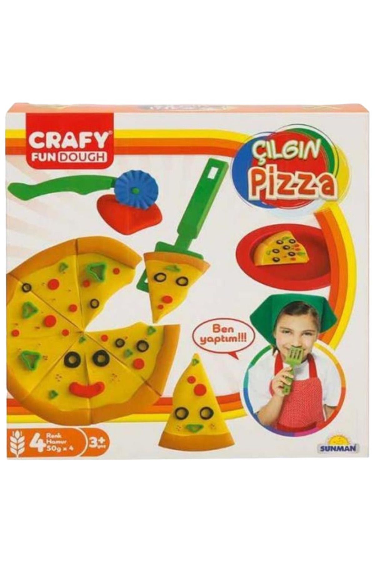 Easy Tedarik S01002012 - OYUN HAMURU PIZZA SETI KUTULU