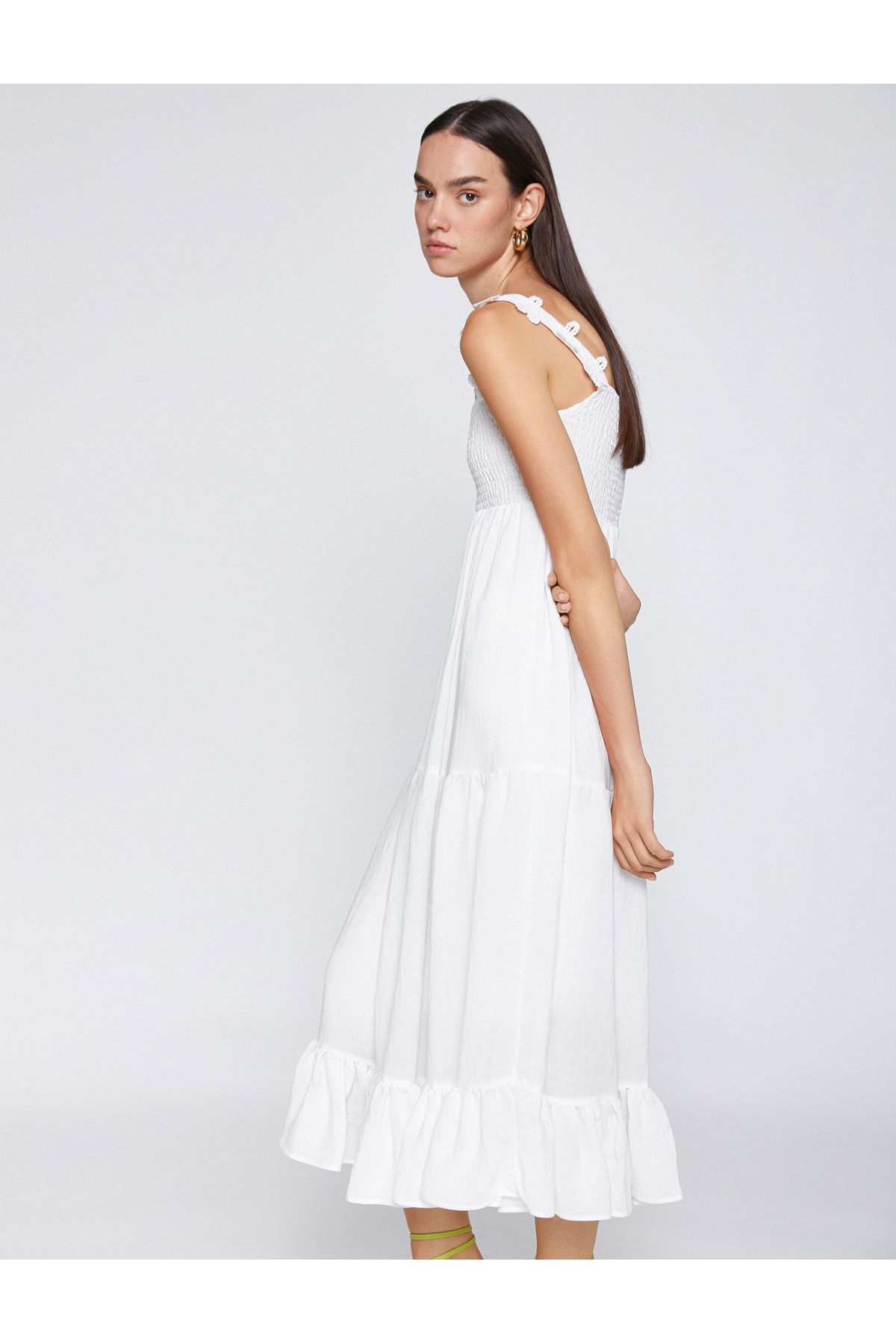 Koton-Gipeli Long Dress with Strap Detail 2