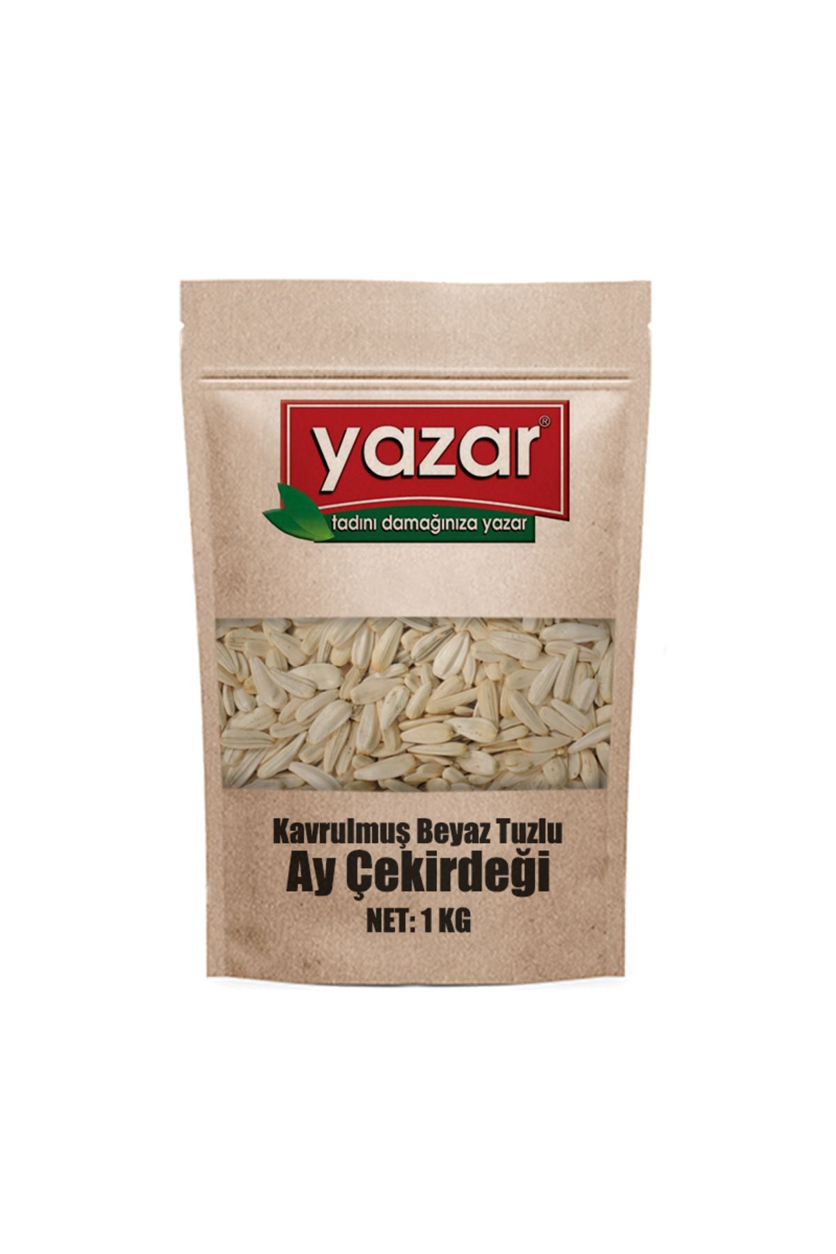 YAZAR Kuruyemiş Ay Çekirdeği Beyaz Tuzlu 1 Kg