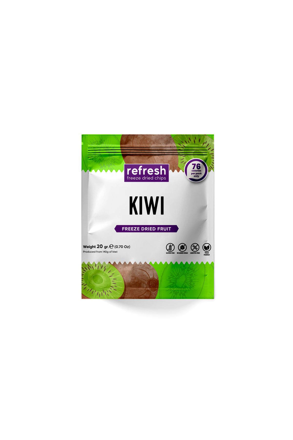 Refresh Chips-Freeze Dry Low Calorie Pack 6