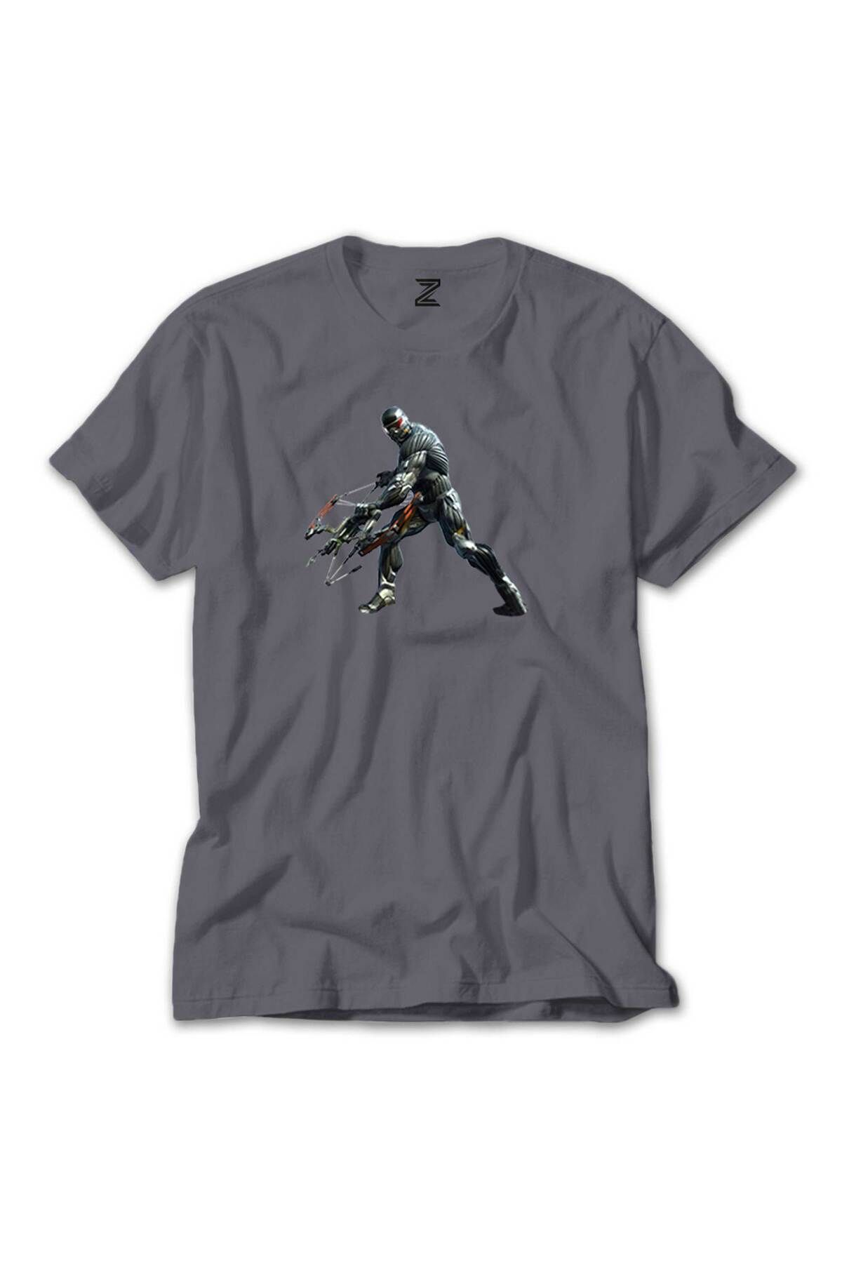 WAKHA Crysis Warrior Gri Tişört