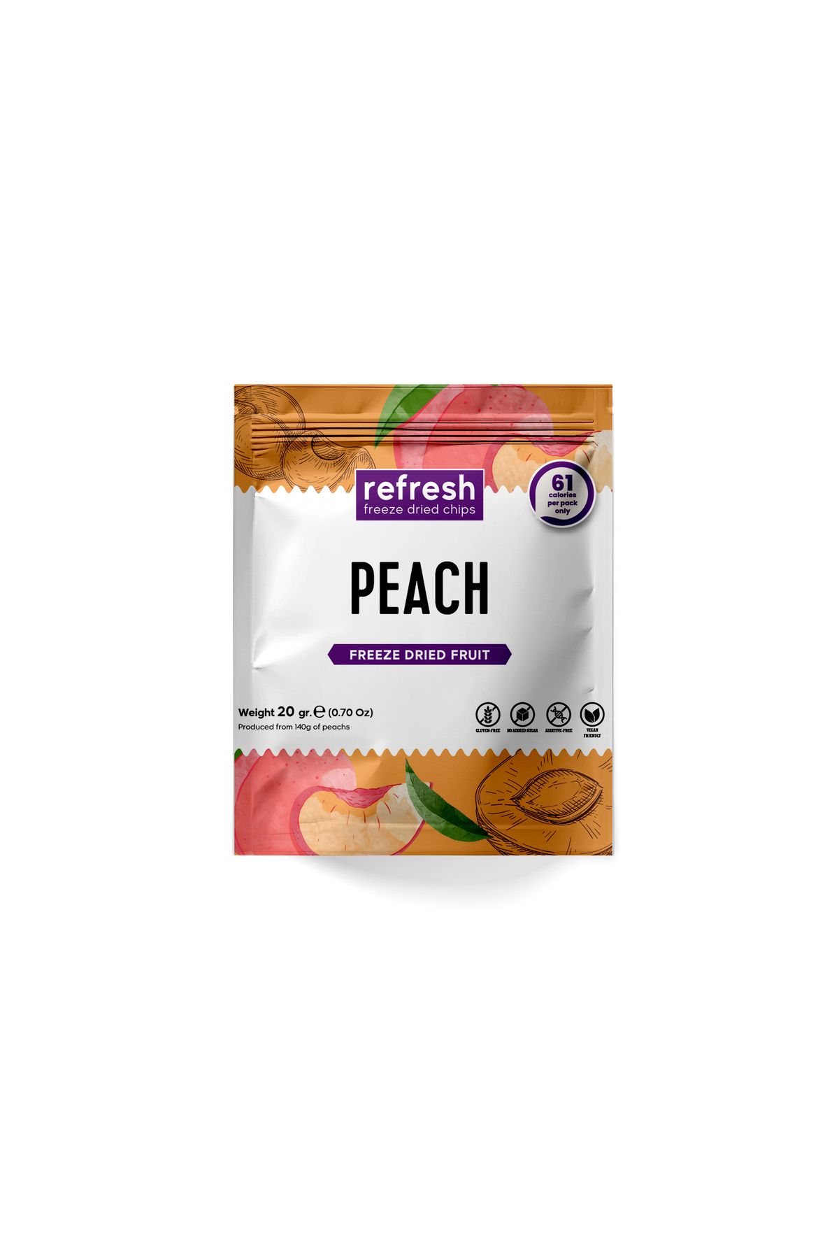 Refresh Chips-Freeze Dry Low Calorie Pack 3