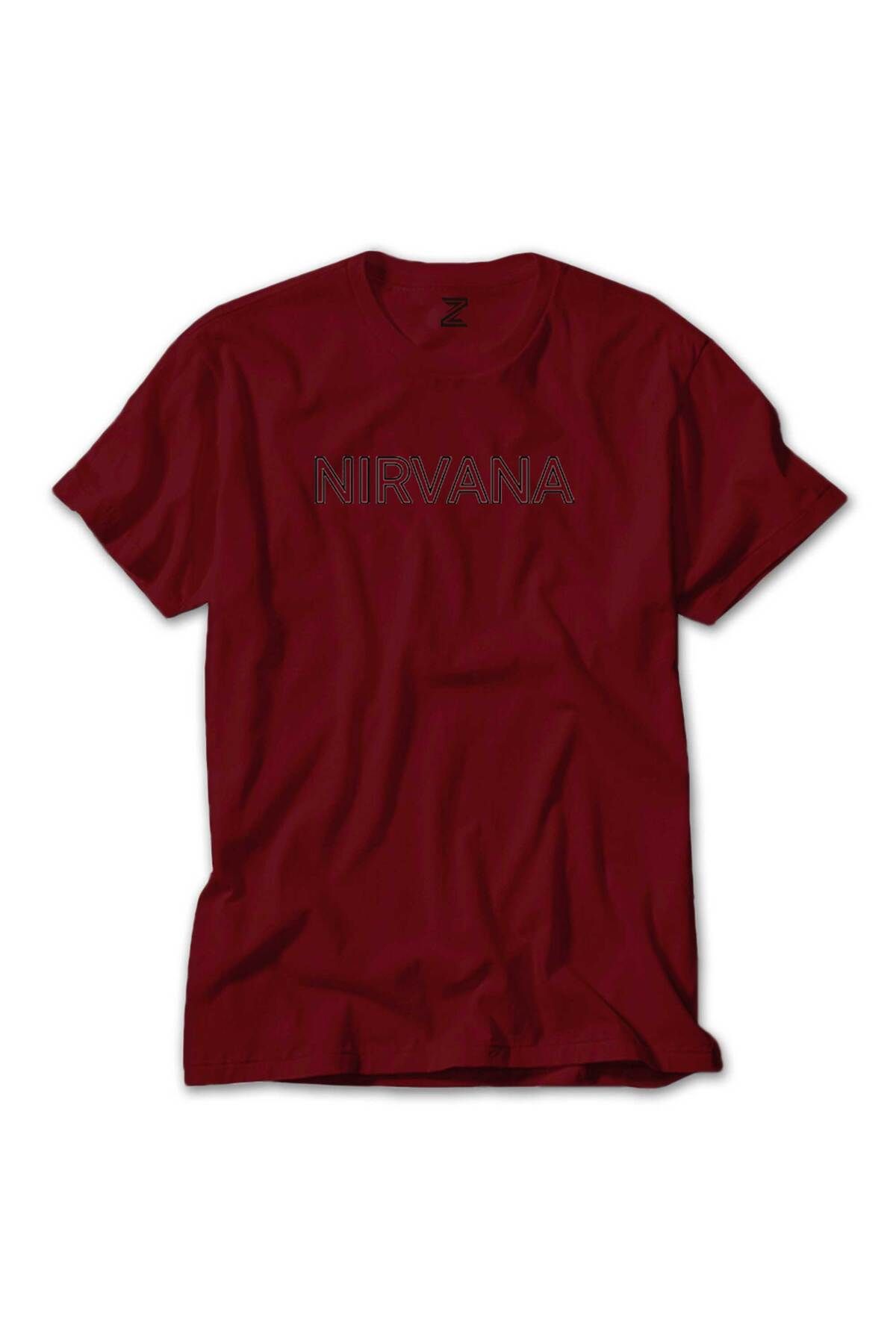 WAKHA Nirvana Yazı Kırmızı Tişört