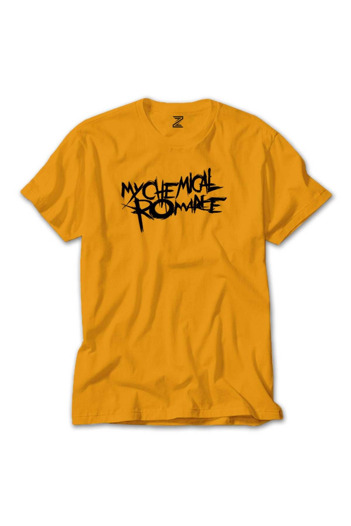WAKHA My Chemical Romance Logo Symbol Sarı Tişört