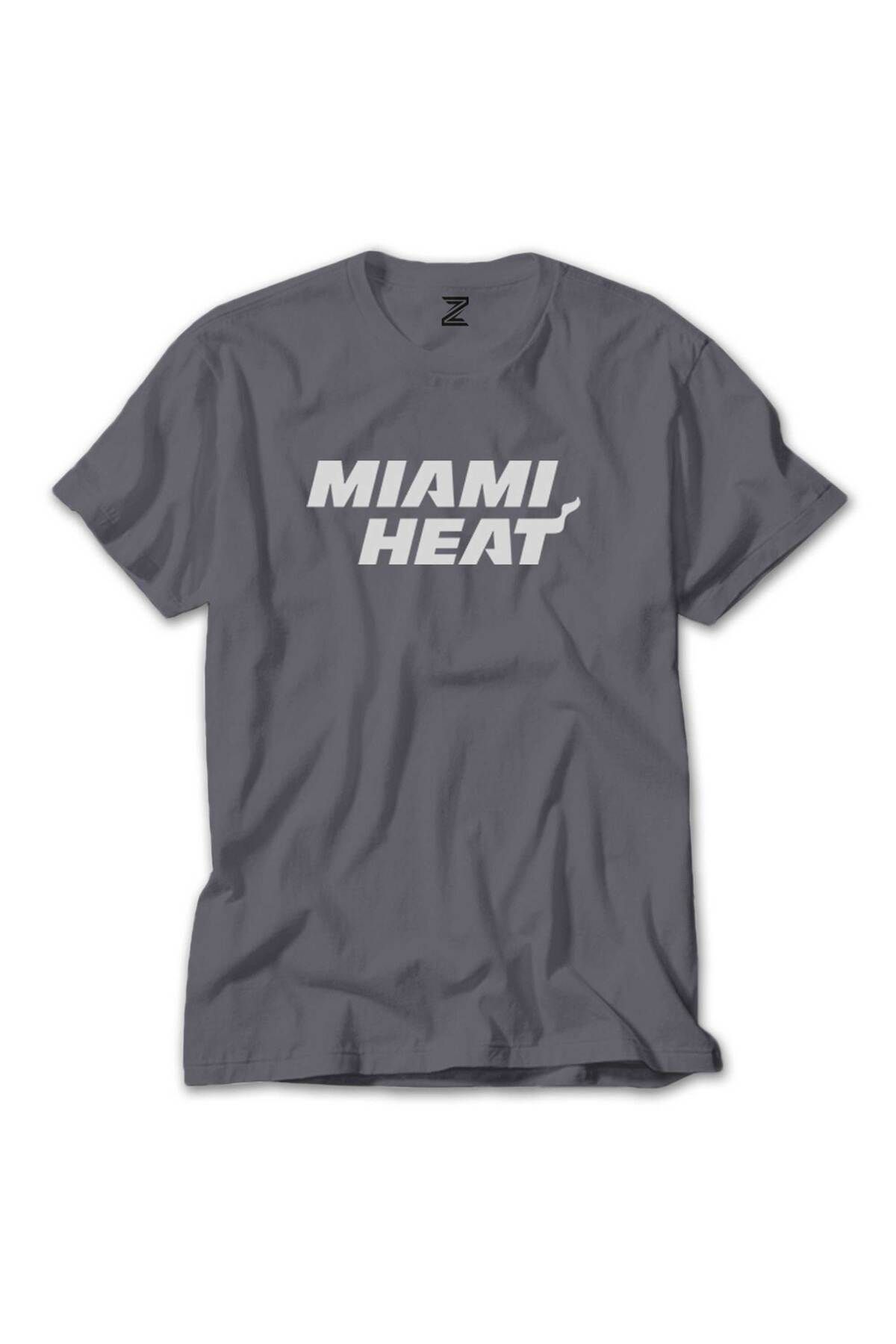 WAKHA Miami Heat White Gri Tişört