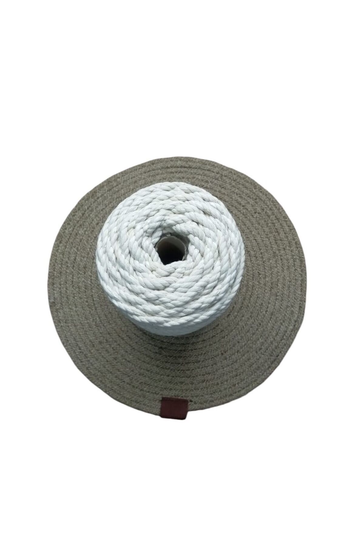 C&A&B KUZEY AVİZE-5 mm 3 Twist 1 Kilo Cotton Macrame Ecru Color Crawl Hobby Rope 2