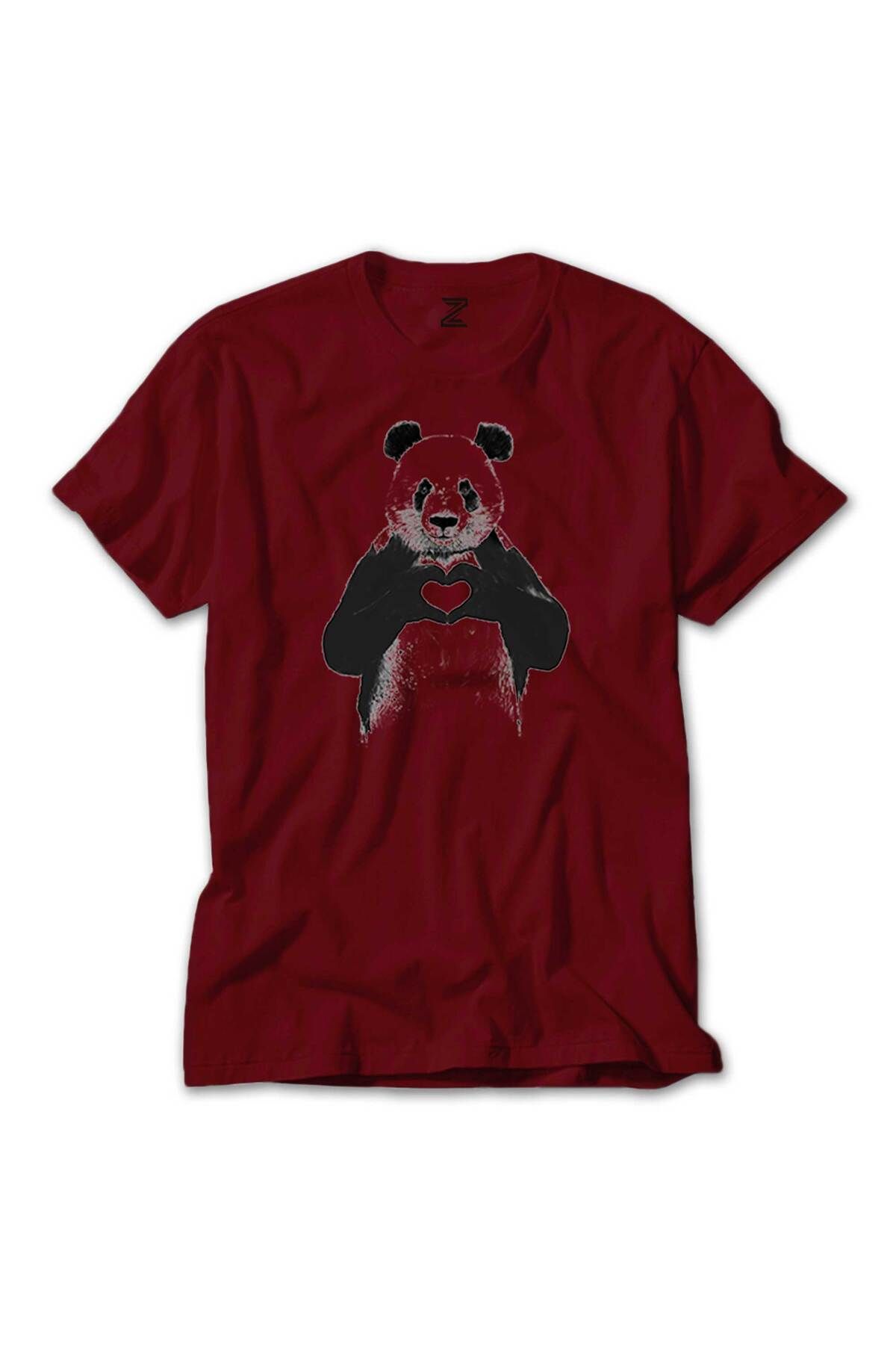 WAKHA Panda Love Kırmızı Tişört