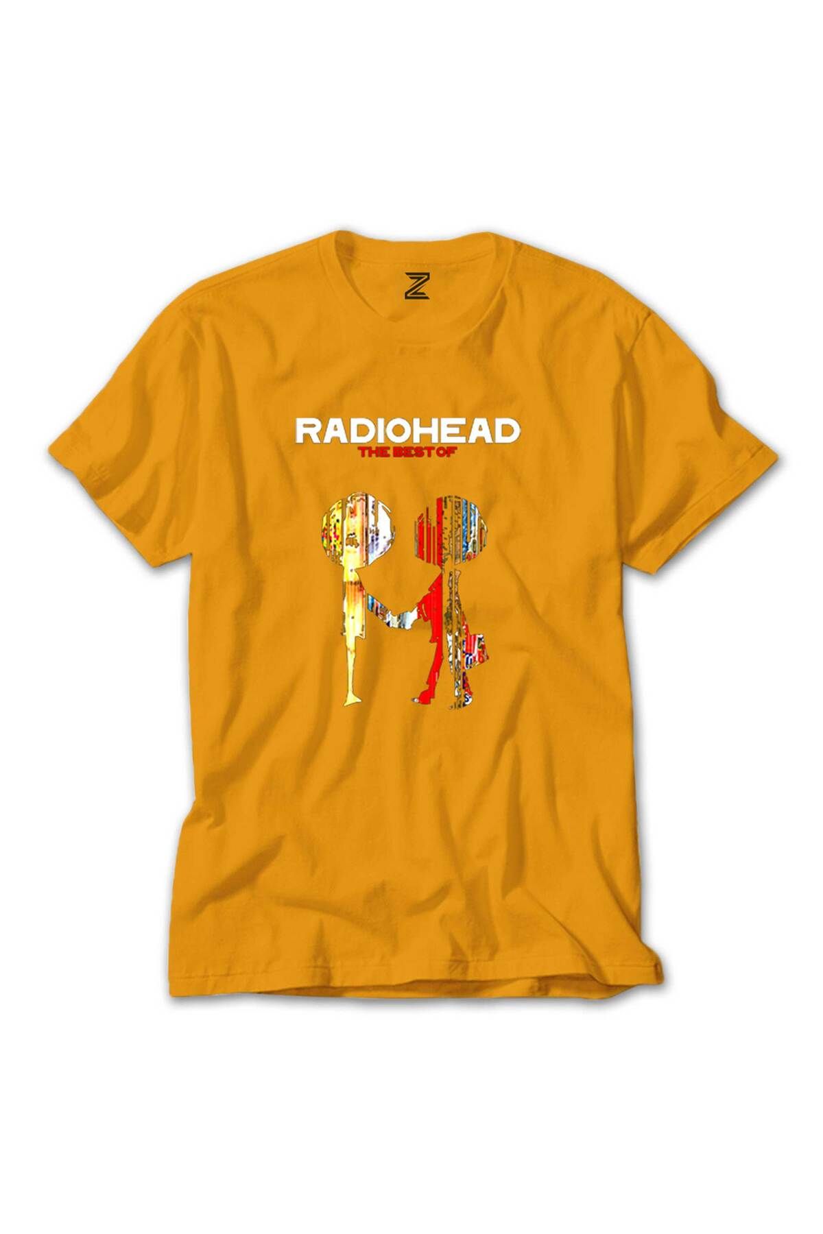 WAKHA Radiohead The Best Of Sarı Tişört