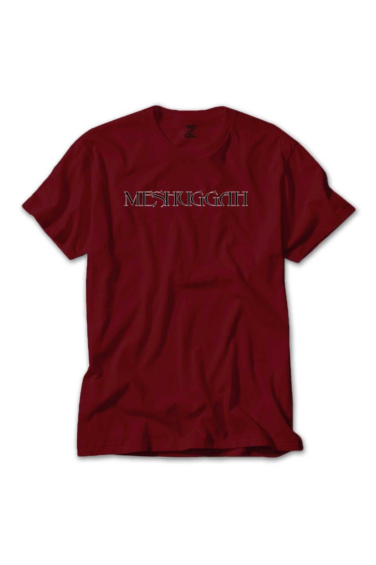WAKHA Meshuggah Logo Text Kırmızı Tişört