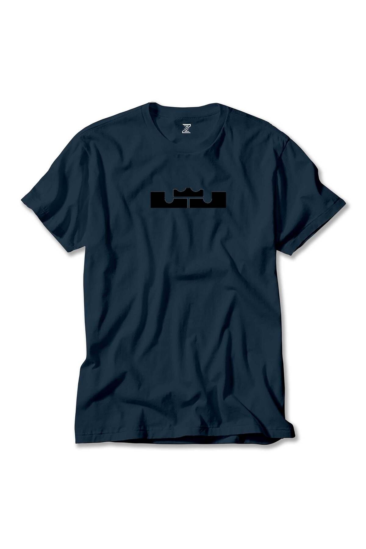 WAKHA Lebron James Logo Lacivert Tişört