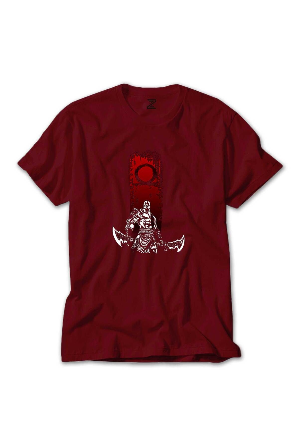WAKHA God Of War Kratos Logo Kırmızı Tişört