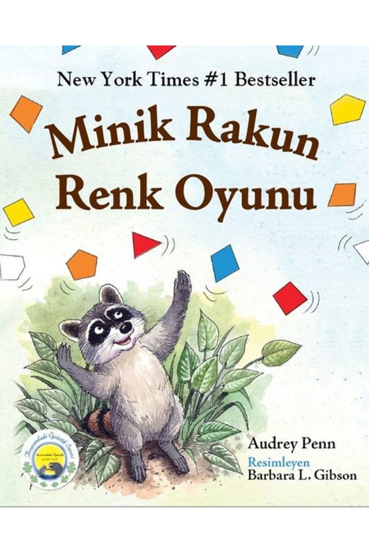 Butik Yayınları Minik Rakun Renk Oyunu kitabı Audrey Penn  Butik Yayınları