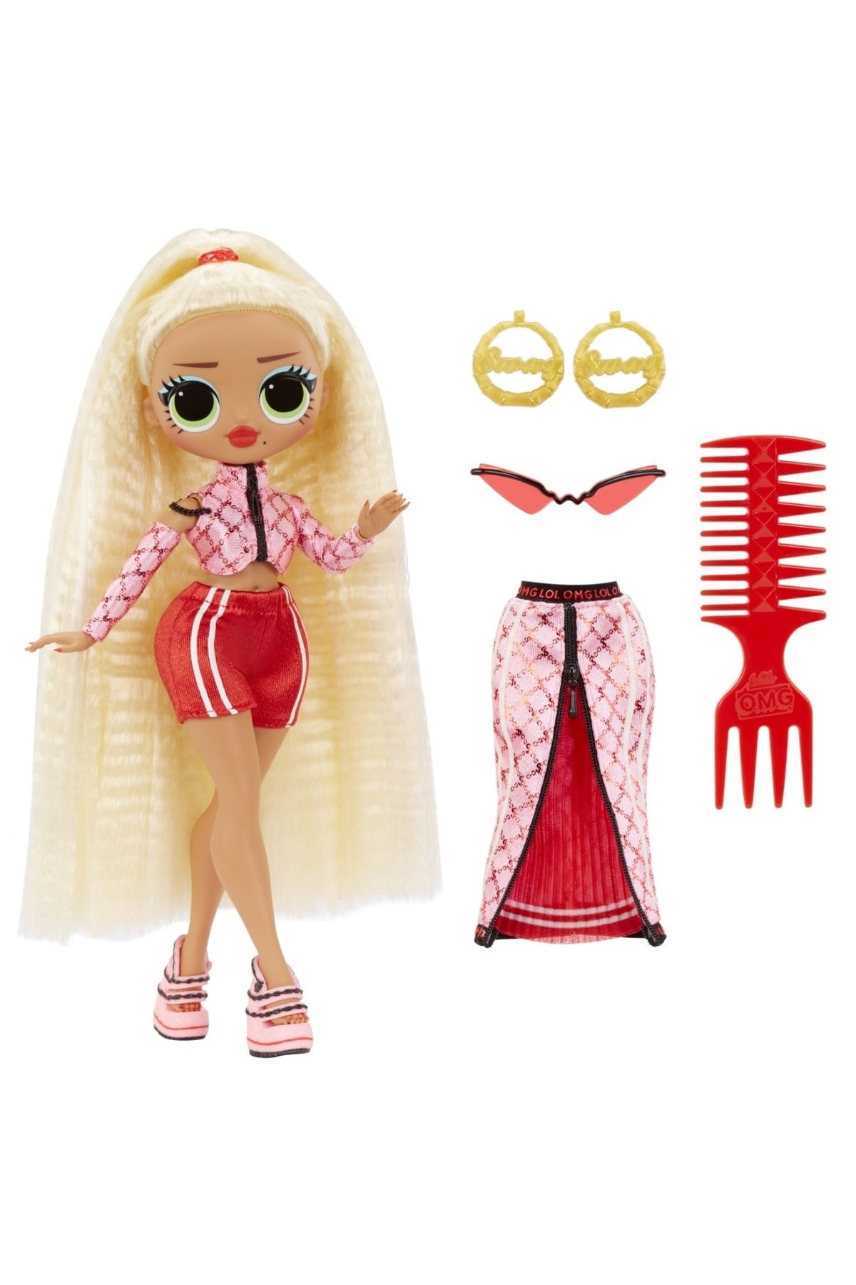 MGA-LAUGH OUT LOUD. SURPRINDE! OMG SWAG PAPUSA FASHIONISTA CU ACCESORII 2