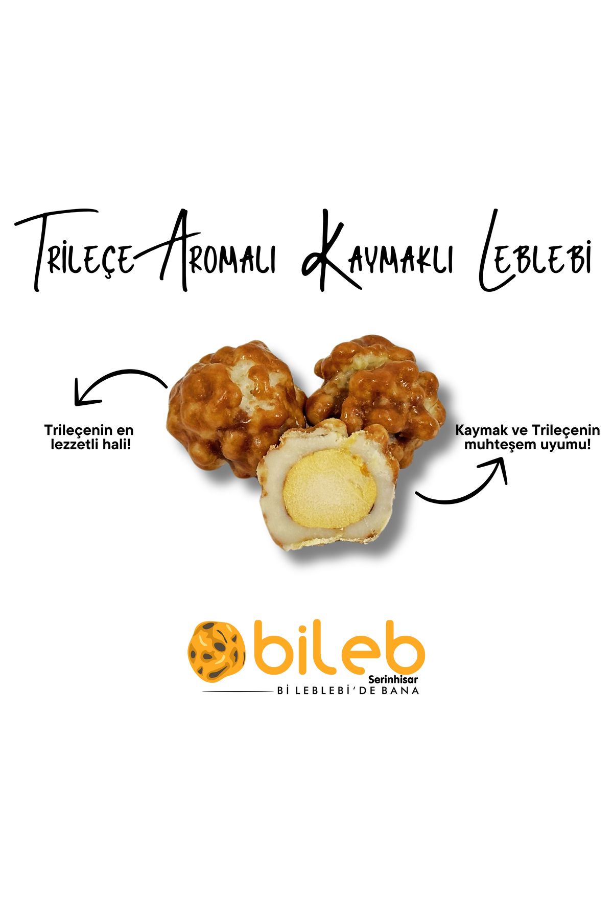 bileb serinhisar bi leblebi'de bana Trileçe Aromalı Kaymaklı Leblebi 1 KG