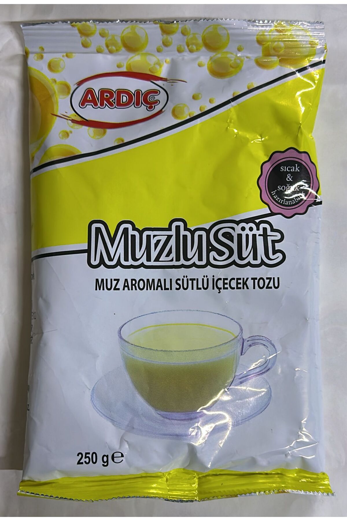 ARDIÇ ARDIÇ Muzlu Süt, Muz Aromalı Sütlü İçecek Tozu 250 Gr