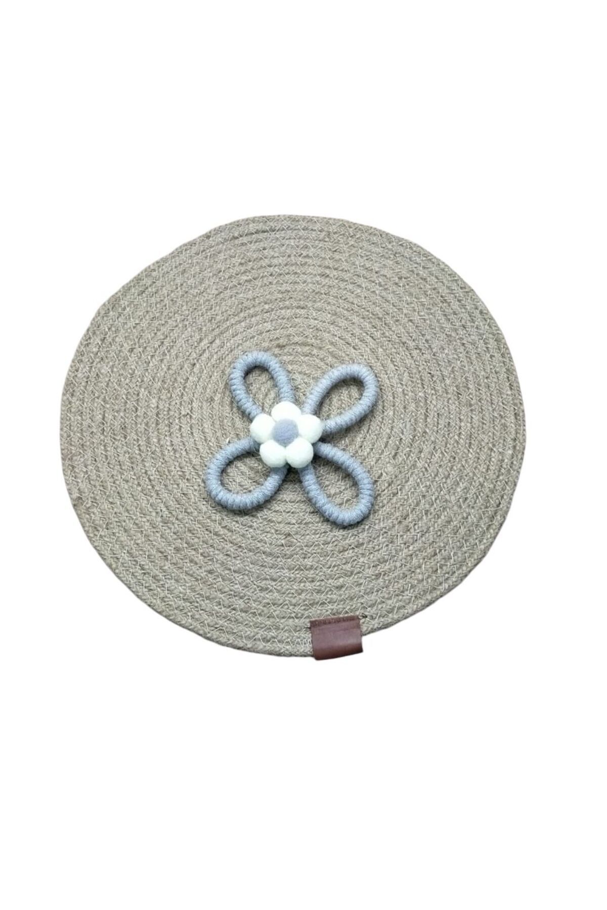 C&A&B KUZEY AVİZE-14 cm Gray Balloon Macrame Pompom 5 Pieces Children's Room Curtain Accessory 3