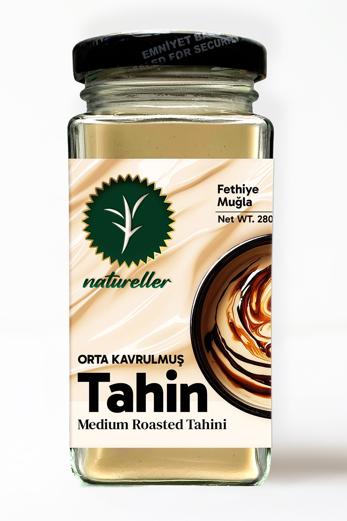 Natureller Tahin Orta Kavrulmuş Fethiye - Yerli Susam 280 gr