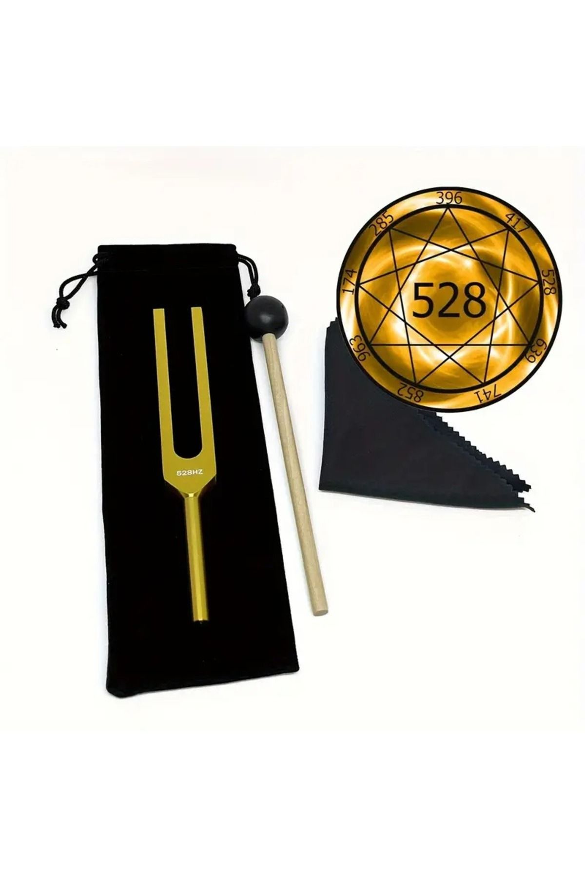 Sorendy 528 Hz Meditasyon ve Rahatlık Akort Solfej Çatalı Yoga Terapi Tuning Fork Enerji Çakra Sevgi Frekans