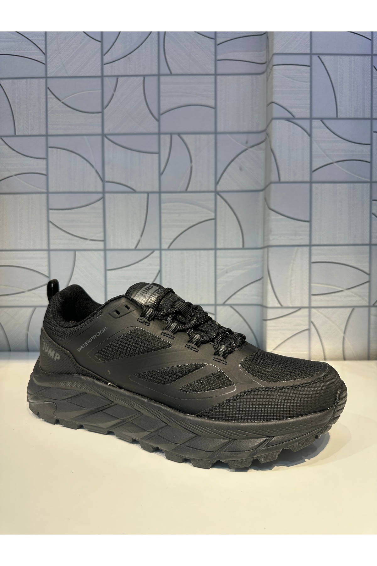 yukapi_13 Jump 30723 Erkek Siyah Su Geçirmez Ortopedik Waterproof Kaymaz