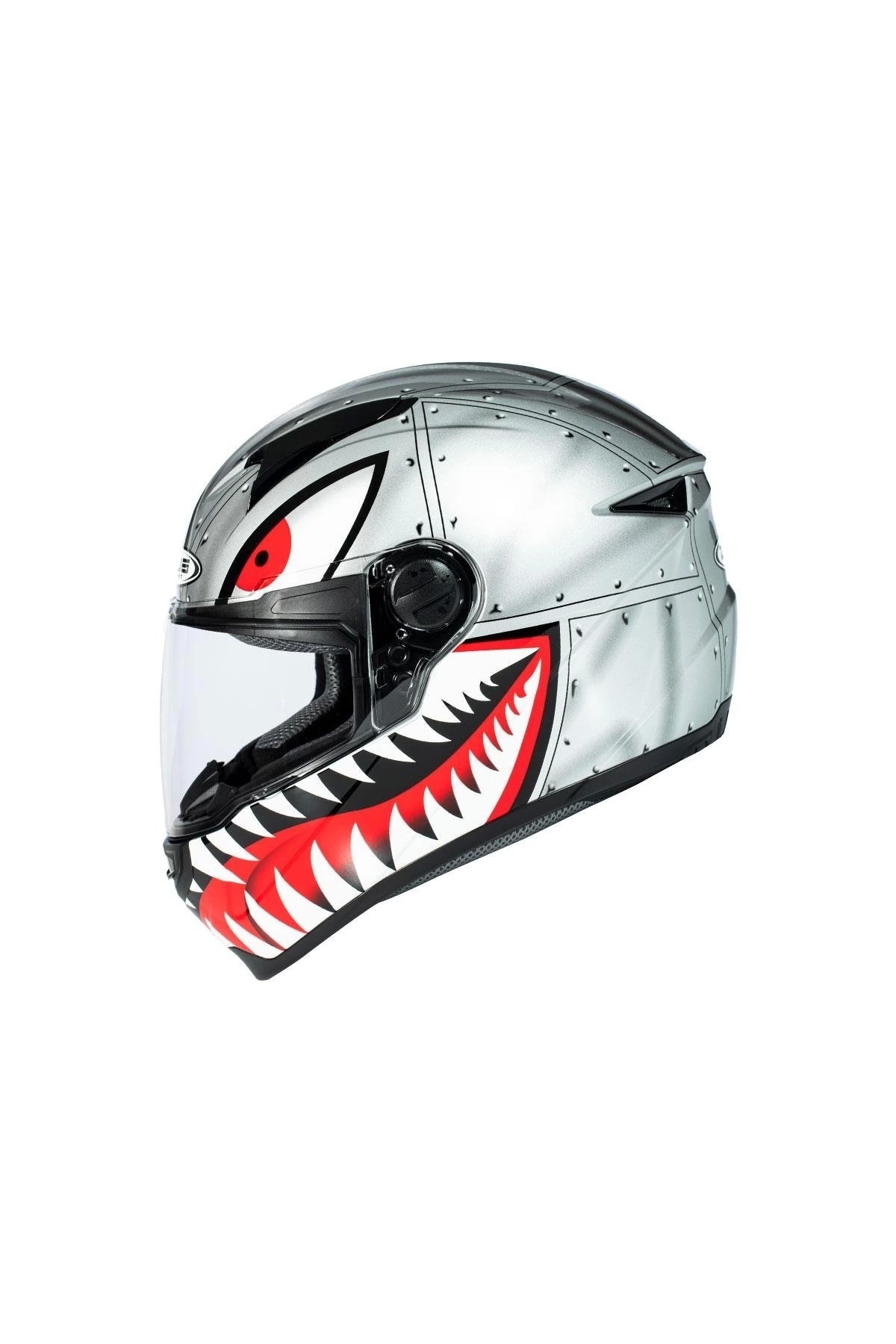ZEUS Kask ZS-811A AL-38 Slv Black Kapalı - Fiyatı, Yorumları
