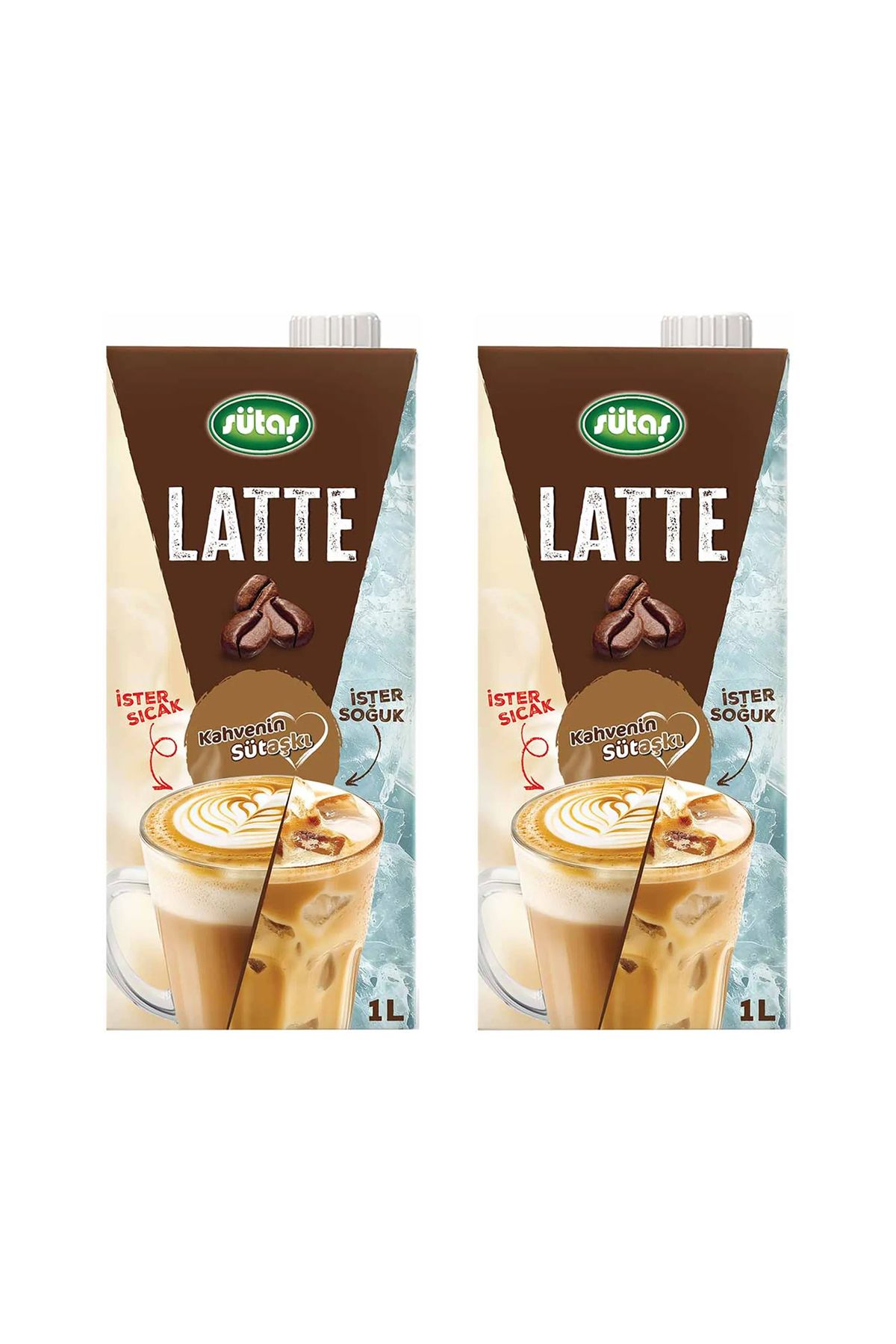 Sütaş Latte 1 lt x 2 Adet